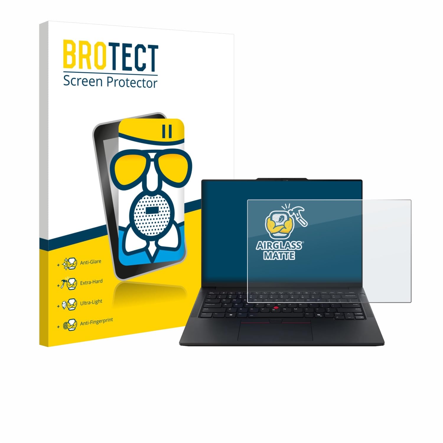 BROTECT Protector Pantalla Mate Cristal para Lenovo ThinkPad E14 Gen 7 Protección Anti-Reflejos
