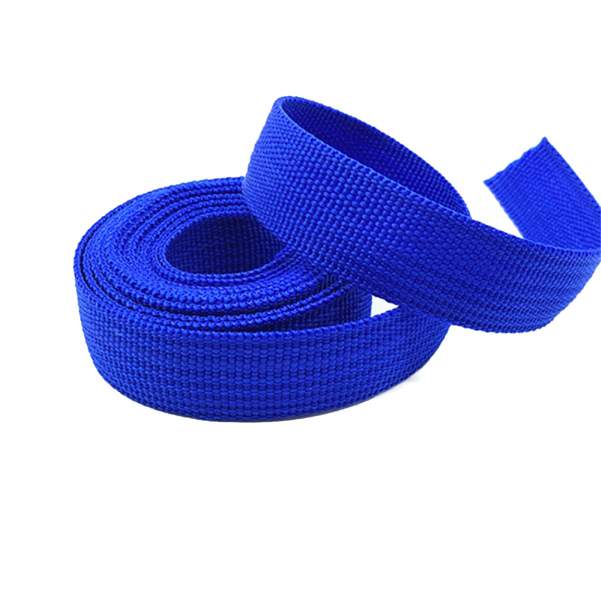 Yalulu 20 Meters 2cm-3.8cm Polypropylene Webbing Ribbon, Polypropylene Strap Canvas Ribbon Belt Bag Webbing Nylon Webbing Knapsack Strapping Sewing Bag Belt Accessories (Gem Blue, 3cm Width)