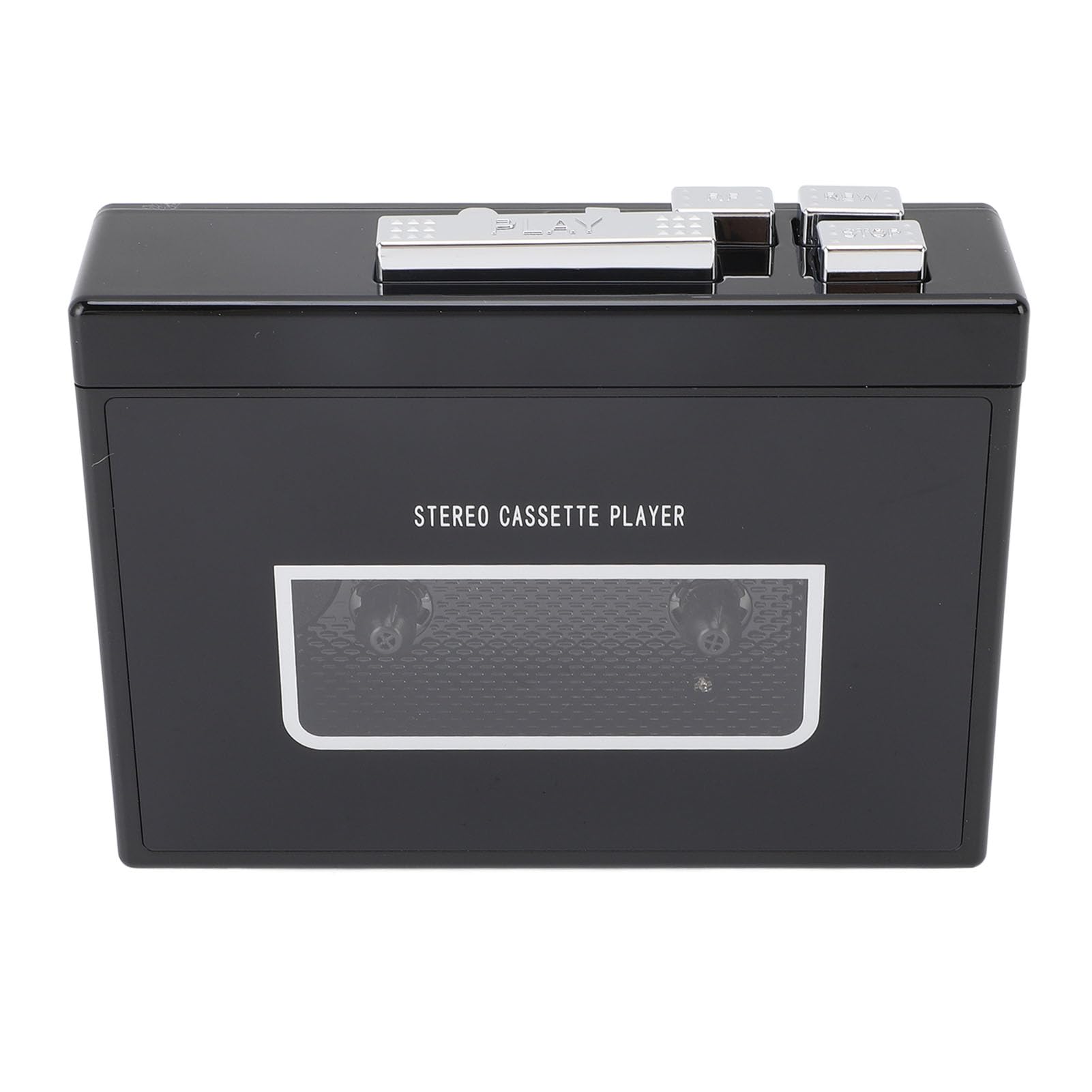 AMONIDA Vintage-Kassettenspieler, USB-MP3-Konverter, Auto-Reverse-UKW-Radio, Tragbarer Kassettenrekorder mit Digitaler Konvertierung, Ideal für Musikliebhaber und Reisen (B)