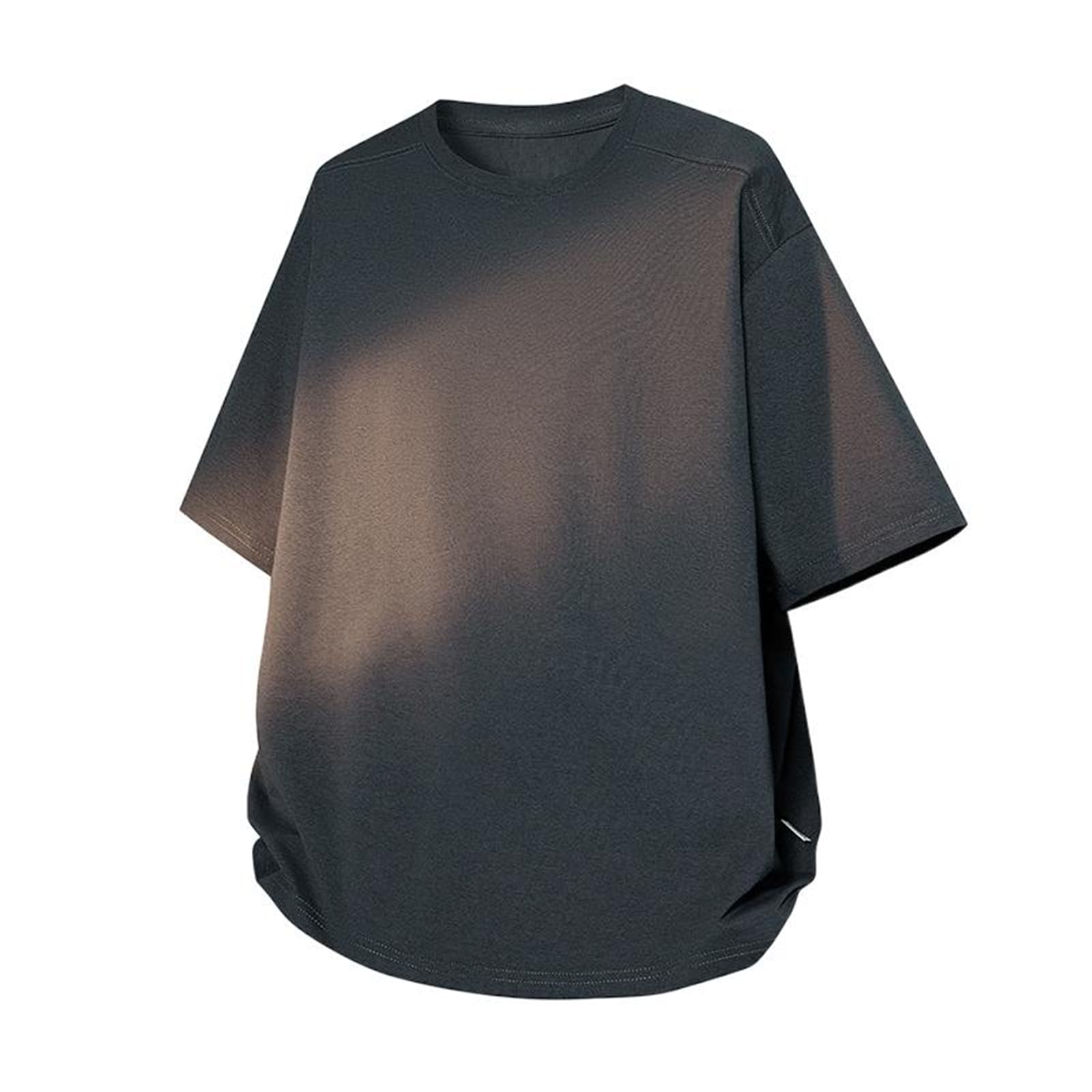 Herren T-Shirt Sommer Locker Atmungsaktiv Dünn Kurzarm Oberteil