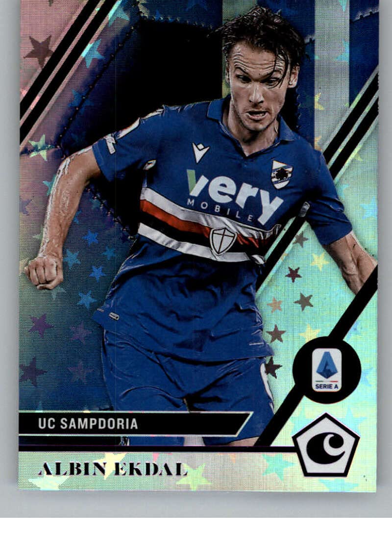 Panini Prizm2020-21 Panini Chronicles PURPLE Serie A Base ASTRO #26 Albin Ekdal UC Sampdoria Official Soccer/Futbol Trading Card in Raw (NM or Better) Condition