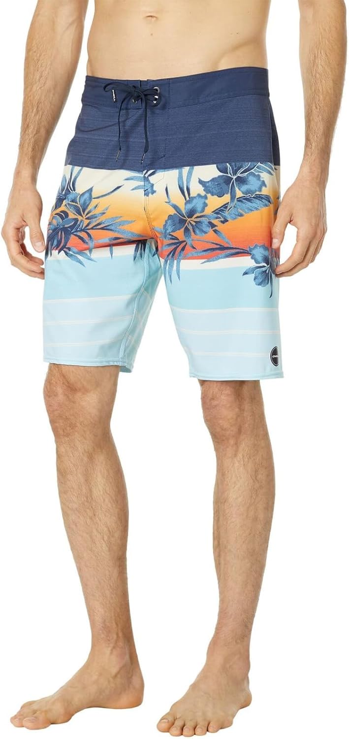 O'NEILL Men's Hyperfreak Heat 20" Swim Trunks - Quick-Dry, Stretch, and Comfortable Fit