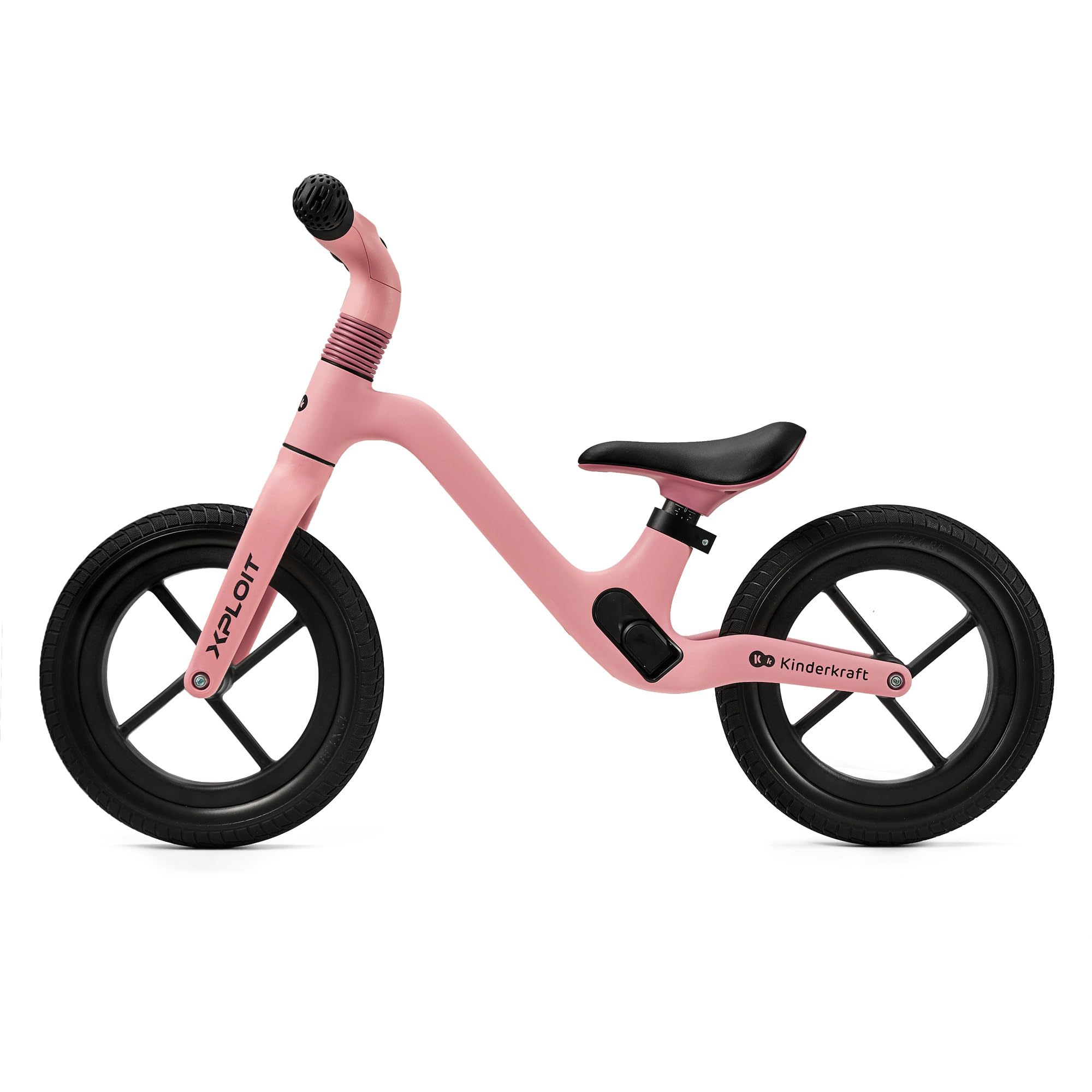 Kinderkraft XPLOIT Bicicleta sin Pedales, Bicicleta Niño 2 años, de 80 cm, Bicicleta 2 Ruedas, Bicicleta de Equilibrio, Sillín Ajustable, Ruedas Grandes de PU, 35 kg