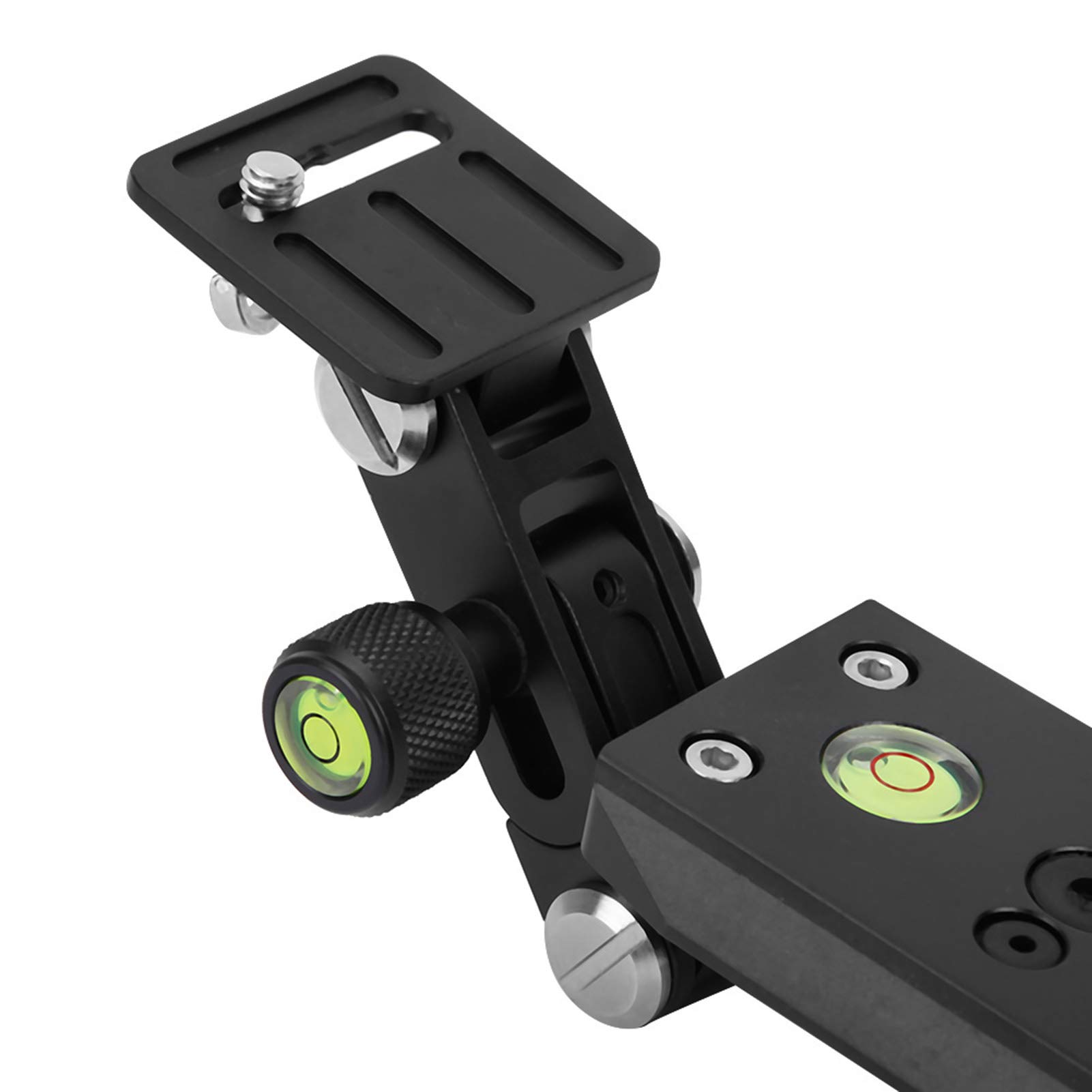 Supporto per teleobiettivo, Staffa per teleobiettivo portatile Supporto per obiettivo pieghevole in metallo con messa a fuoco lunga Supporto per obiettivo zoom per morsetto per (F250-50)
