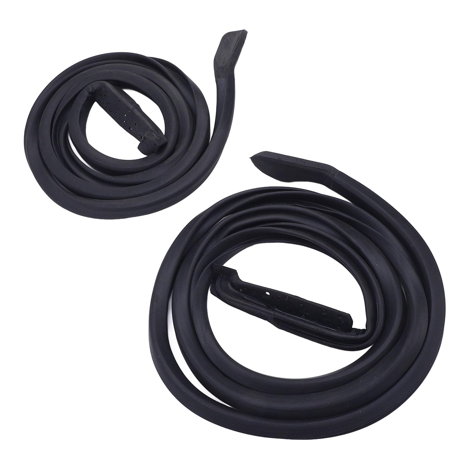 Keenso Guarnizione Protettiva per Portiera Automobilistica, Sostituzione per Capri 1967 1968 OEM C7ZZ6520531A C7ZZ6520530A, Guarnizione in Gomma di Alta qualità con Lampadina Superiore