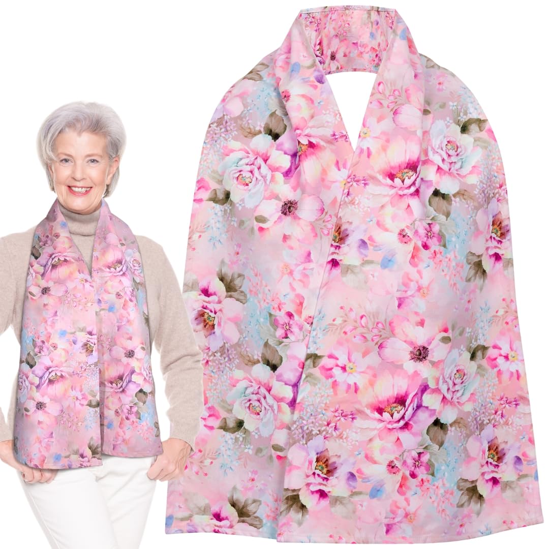 Adult Bib Scarf - Dignified Alternative to Adult Bibs | Washable and Reusable Clothing Protectors | Adult Bibs for Eating