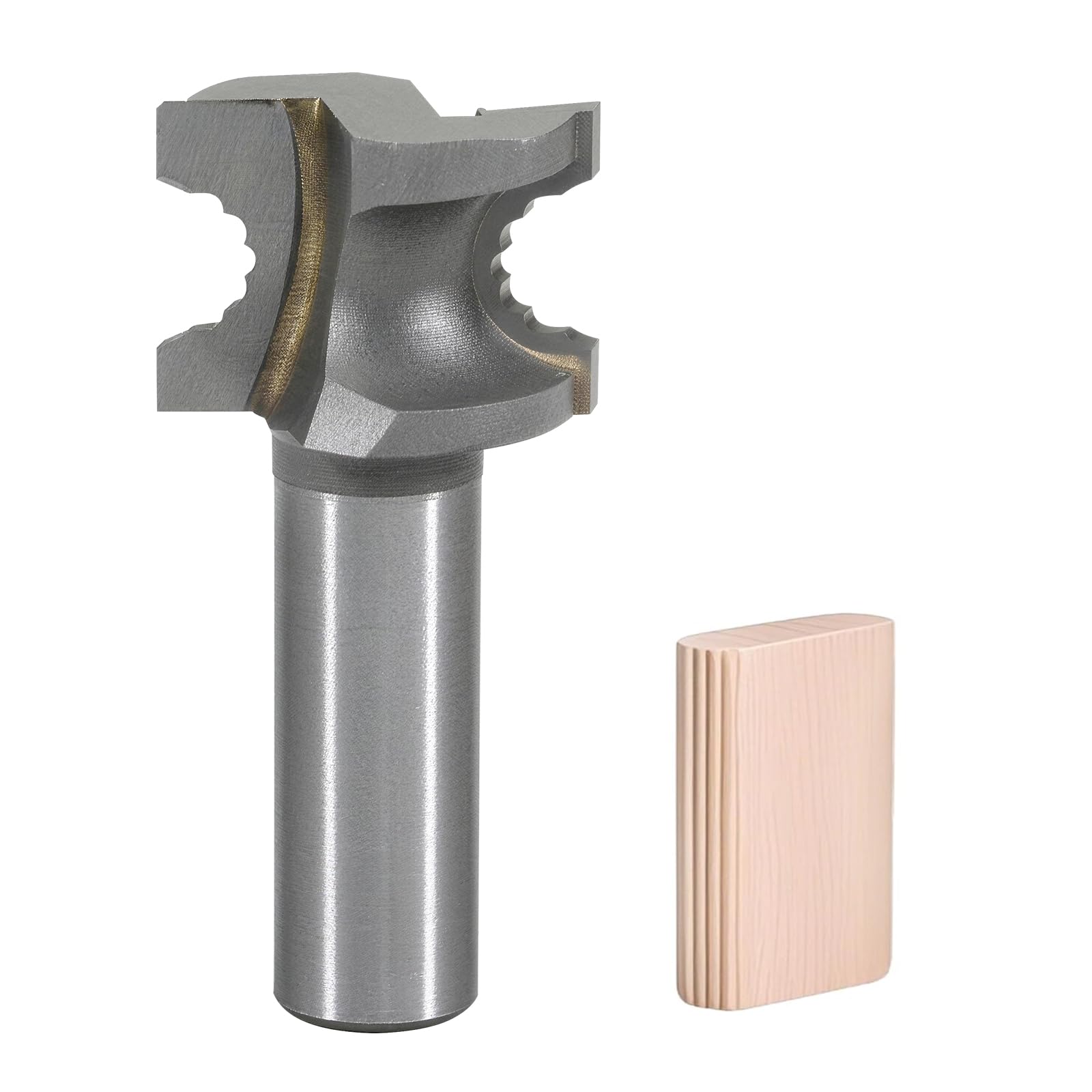 FindBuyTool Router Bit for Festool Domino DF500/700, Tungsten Carbide Router Bits 1/2 Shank Dio10 for Woodworking & DIY Users, Woodworking Tools and Accessories for Edge Trimming and Joinery(D10)