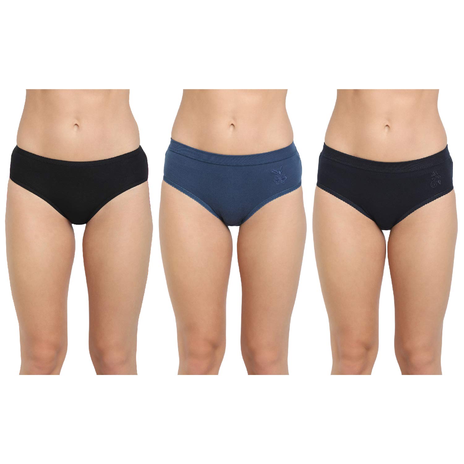 dixcy slimz Women's Cotton Panties (Pack of 3)-picture-34