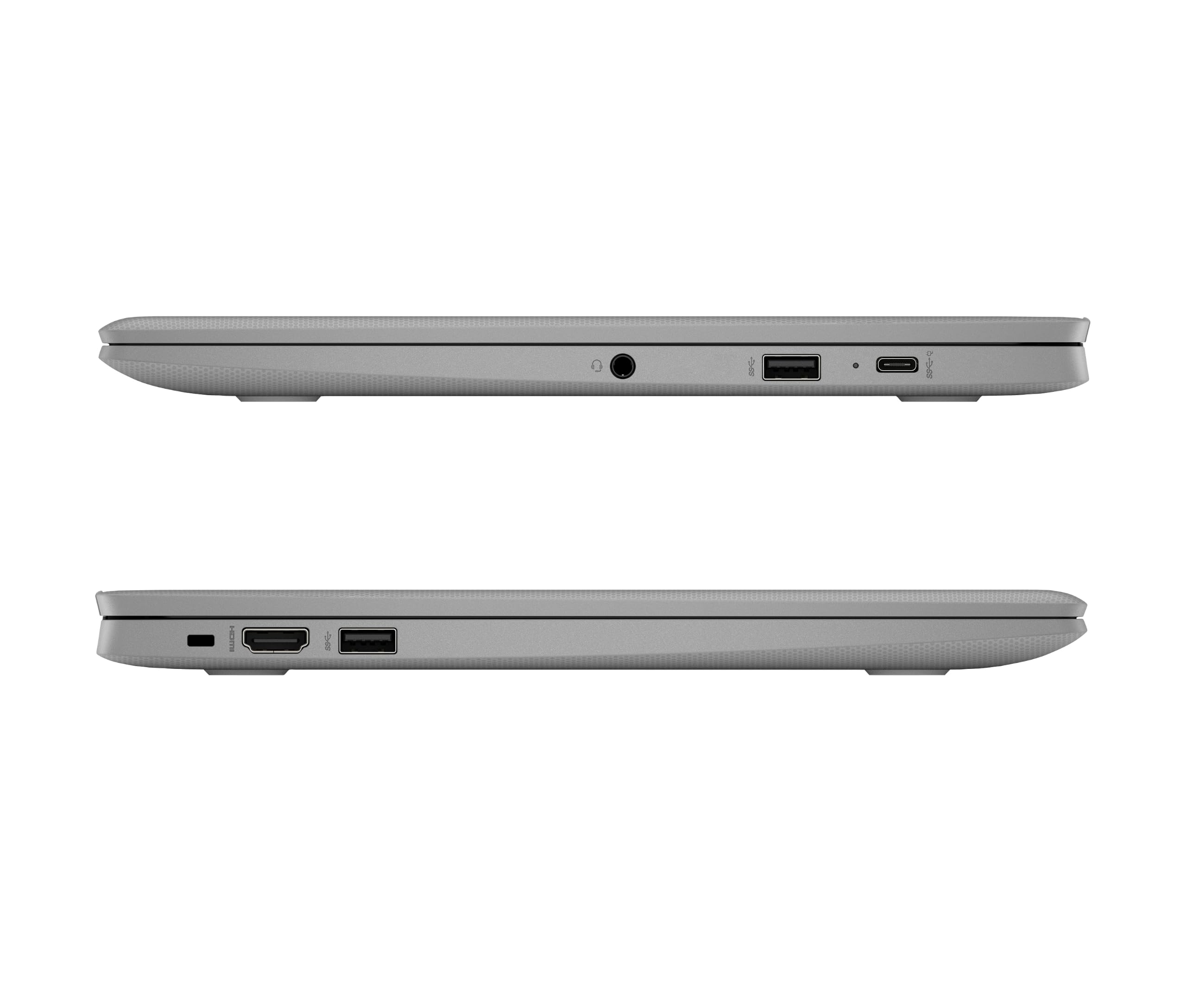 HP Chromebook 14a-ne1000sfx Ordinateur Portable 14" HD, PC Portable (Celeron N4500, RAM 4 Go, eMMC 64 Go, Intel UHD Graphics, ChromeOS), Laptop Gris, Clavier AZERTY