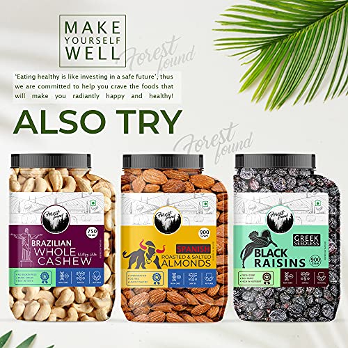 Image of Forest Found Dry Fruits Combo (1.5kg Pack of 3) | Spanish Almonds, Brazilian Cashews & Greek Golden Raisins (500g Each) | Whole Jumbo Nuts & Seedless Raisins | Healthy Festive Gift Pack