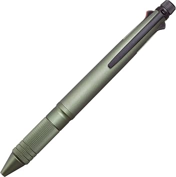 uni Jetstream 4&1 Metal Edition, 0.5mm Ballpoint Pen Black, Red, Blue, Green and 0.5mm Mechanical Pencil, Dark Green MSXE52000A05.7 MSXE5200A5.7