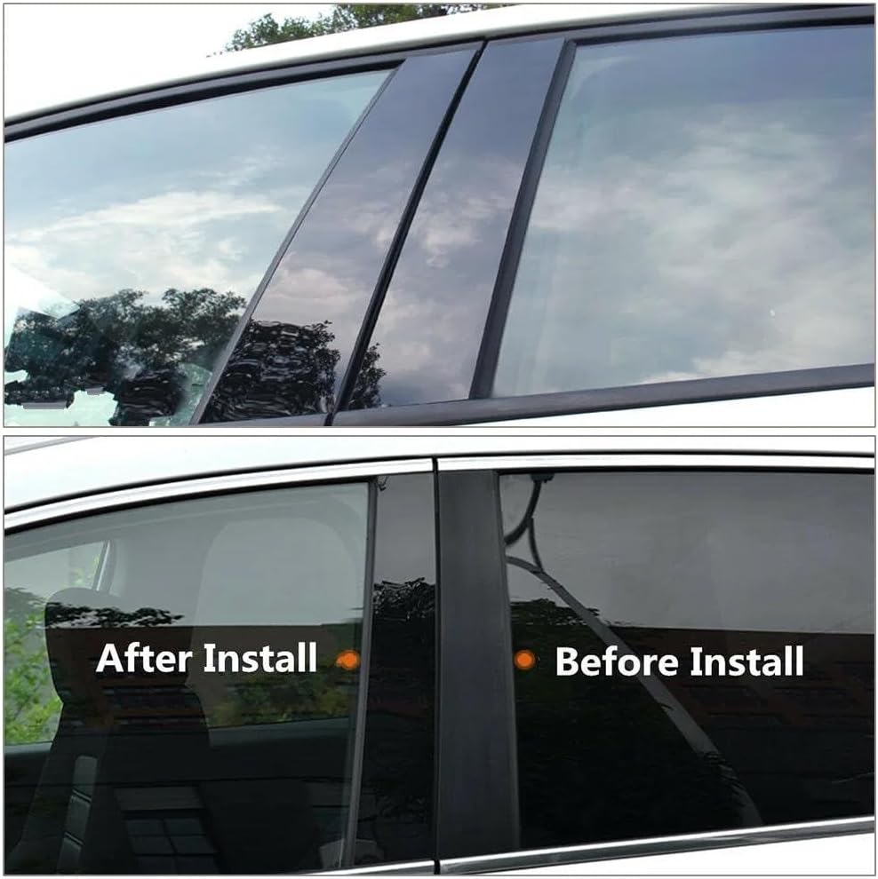 6 カーボンファイバーブラック車のドア窓列 BC ピラーポストカバートリム PC 素材ステッカー BMW 3 シリーズ E90 F30 G20  2005-2022 - AliExpress B ピラーステッカーに適合する起亜 K3 2011 2012 6 個光沢のある黒の車のドア窓 ピラーポストトリムカバーステッカー に適合する F30 3シリーズ 2012-2015 6個 グロスブラック カーピラーポスト ドアウィンドウパネルカバー 装飾トリム