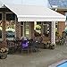 10 ft. Key West Full Cassette Left Motor Retractable Awning (96 in. Projection) Off White