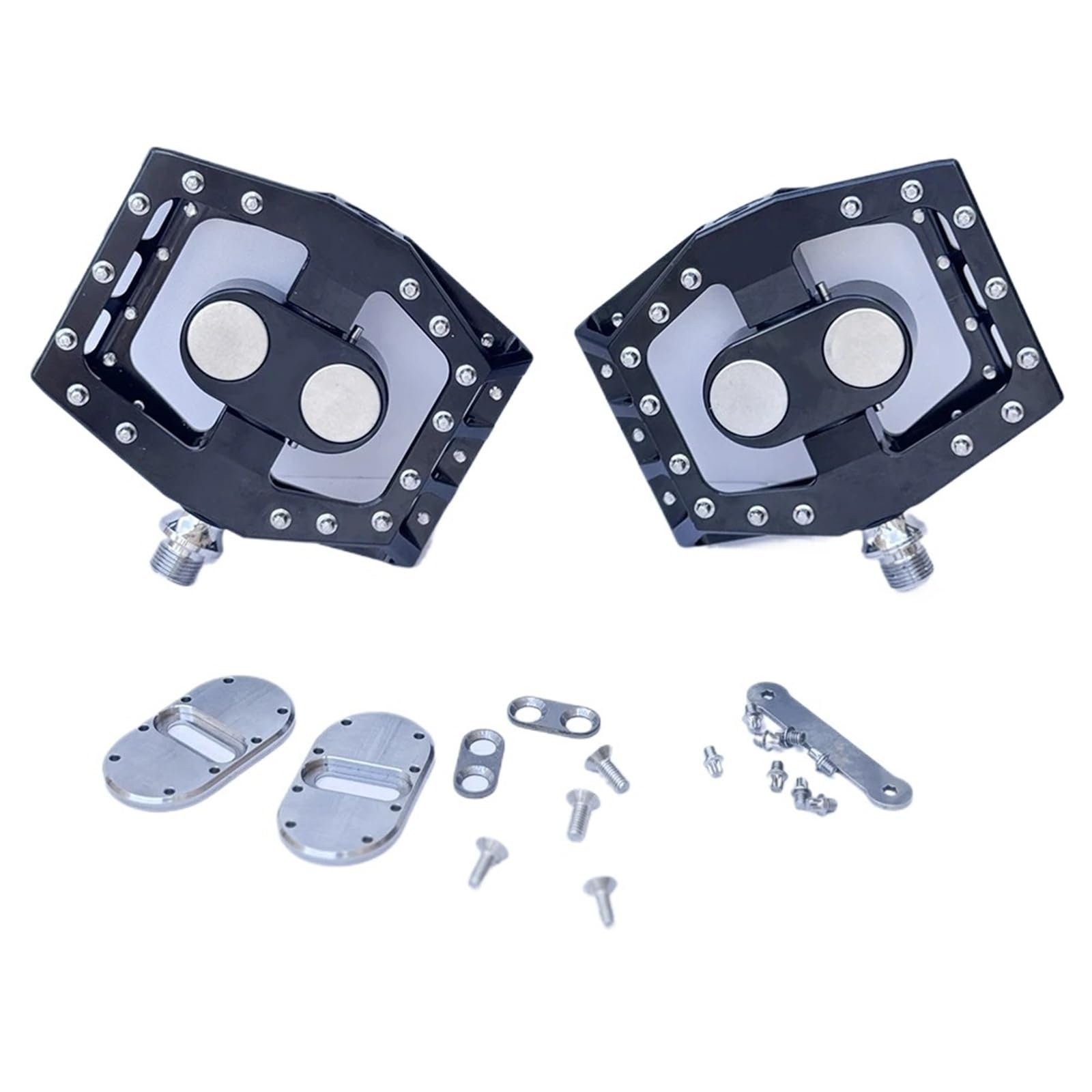 Genérico Pedales de Bicicleta magnéticos N52 MTB de Aluminio mecanizado | N52 magnético; aluminio mecanizado; Ciclismo MTB XC Trail DH