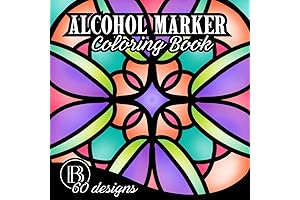 Alcohol Marker Coloring Book: Bold and Easy Coloring Book With Simple Patterns