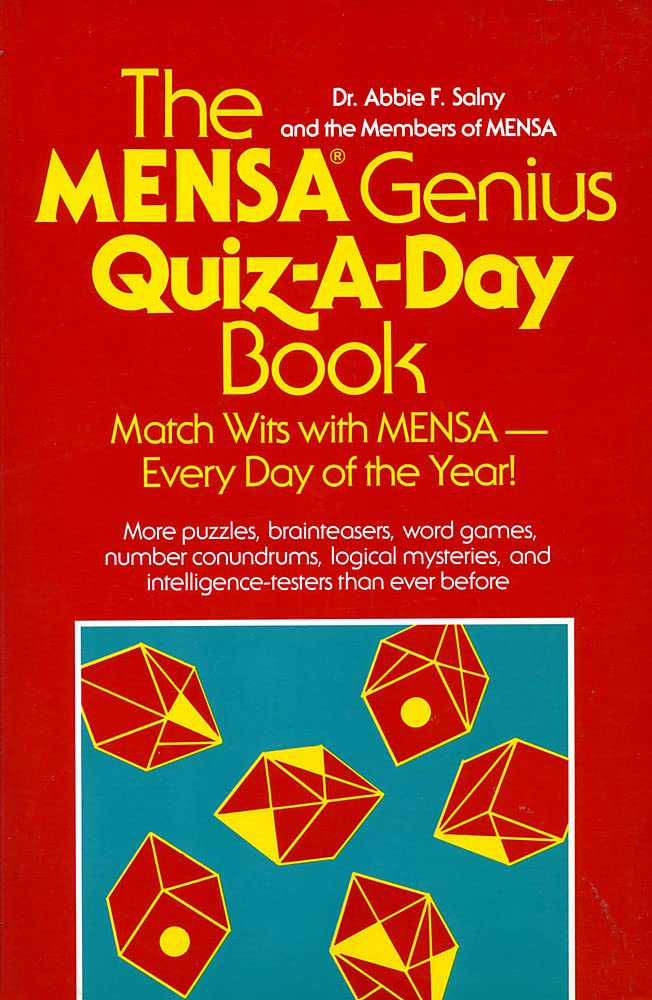 The Mensa Genius Quiz-a-day Book Paperback – Illustrated, 22 Jan. 1989