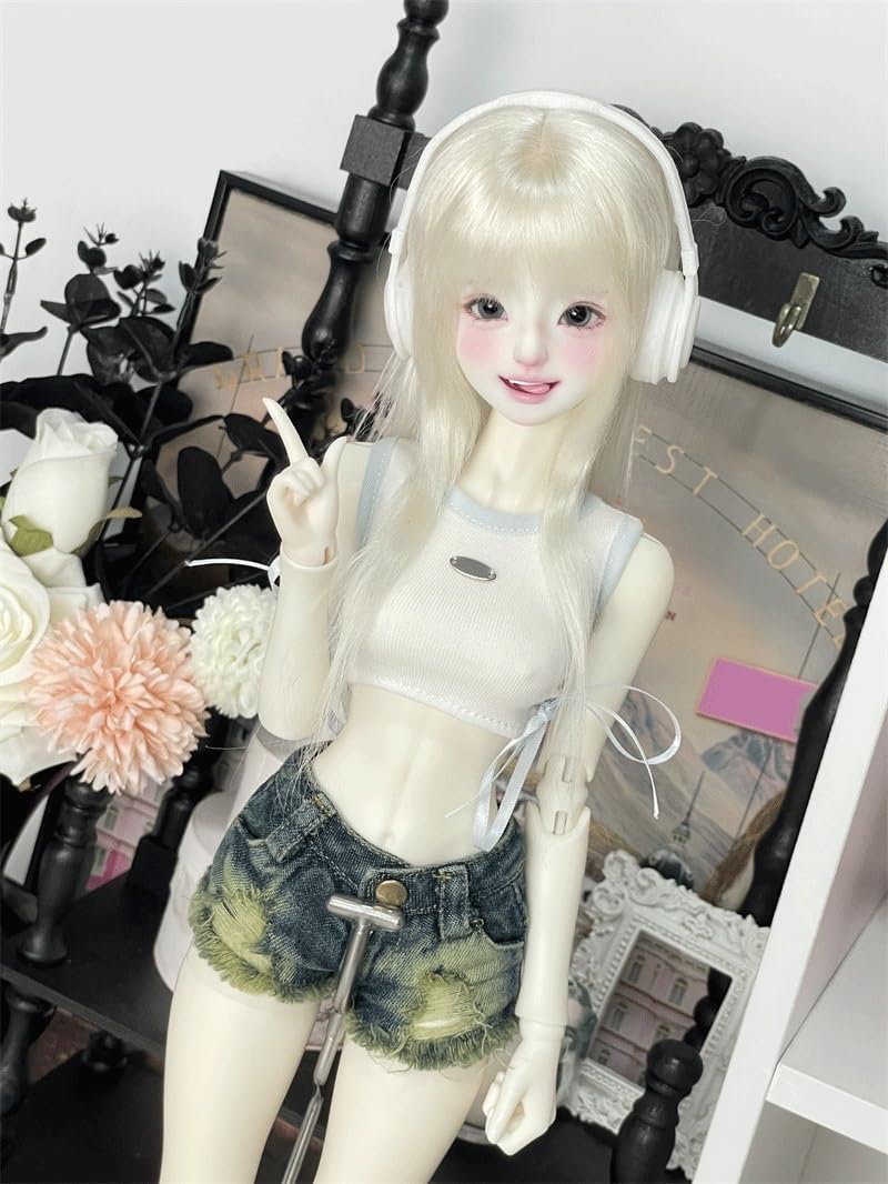 BJD Doll Clothes Pants Shorts Jeans for 1/3 1/4 BJD Doll Clothing Doll Miniatures Accessories (Doll Not Included)(1/3)