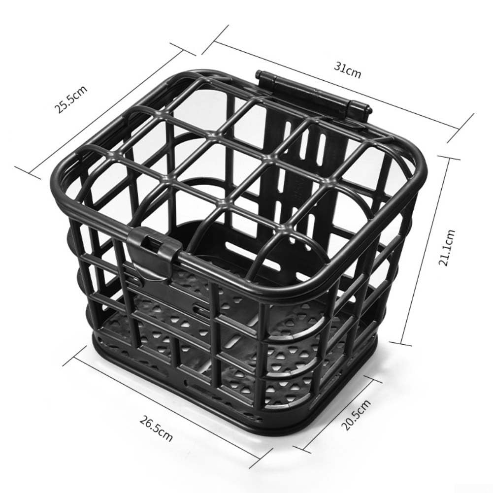 Cesto Bici Anteriore Ferro 27cm con Coperchio