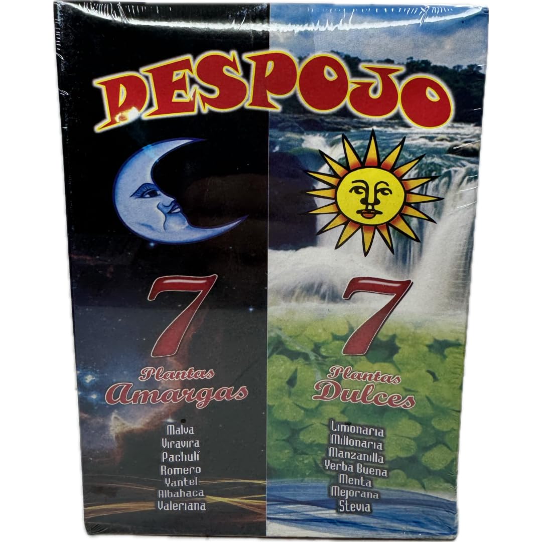 Spiritual Anointed Bath -Despojo Union Universal 7 Plantas dulces 7 plantas Amargas -(16Fl.Oz) -Universal Union Disposession -Esoteric,Spiritual,Cleansing,Dispossession,New Age,Wicca,Pagan