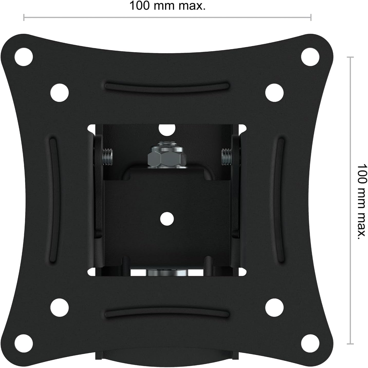 AVF Tilt & Turn TV/Monitor Wall Mount Bracket from 13" - 27" inch, VESA Compatible 75mm x 75mm - 100mm x 100mm, Max. TV Weight 15kg for LED LCD Plasma Flat Screen Curved Screens