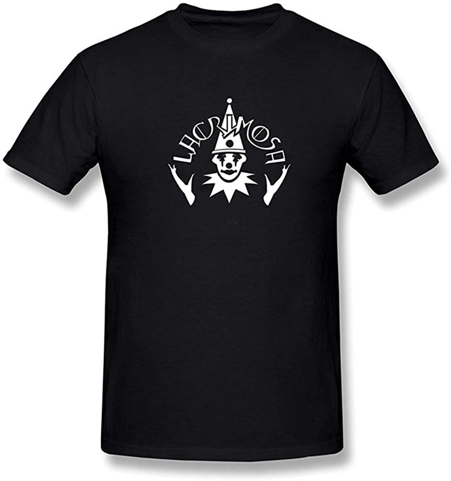 Bear Coming Men's Black Lacrimosa T Shirt Graphic Unisex Tee Shirt M