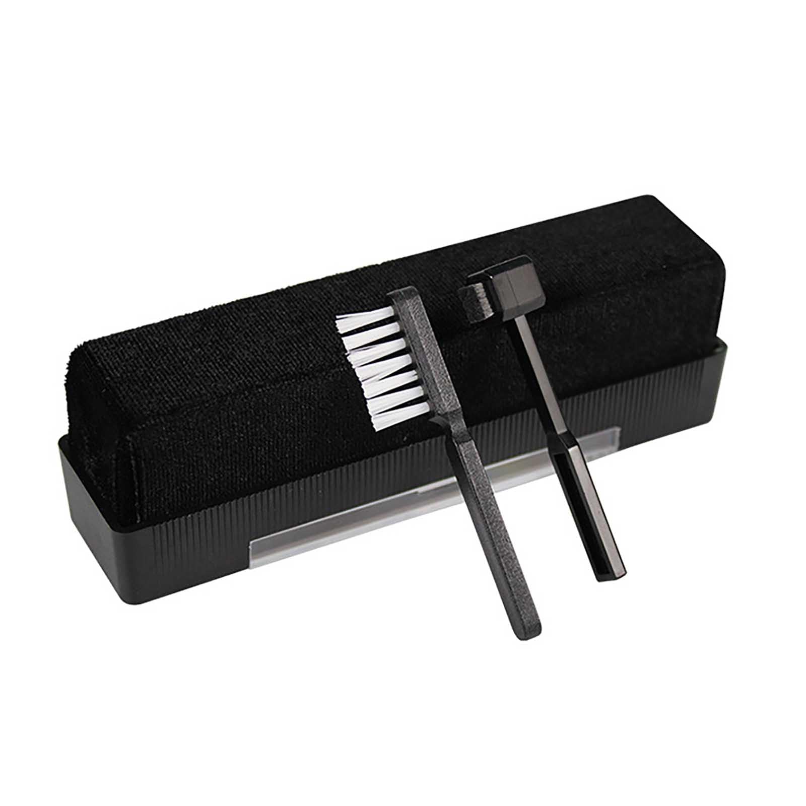 Tazweeq Record Cleaner, Vinyl Record Cleaning Brush Set, Stylus Cleaner with Flannel Record Dusting Brush and Carbon Fibre Brush