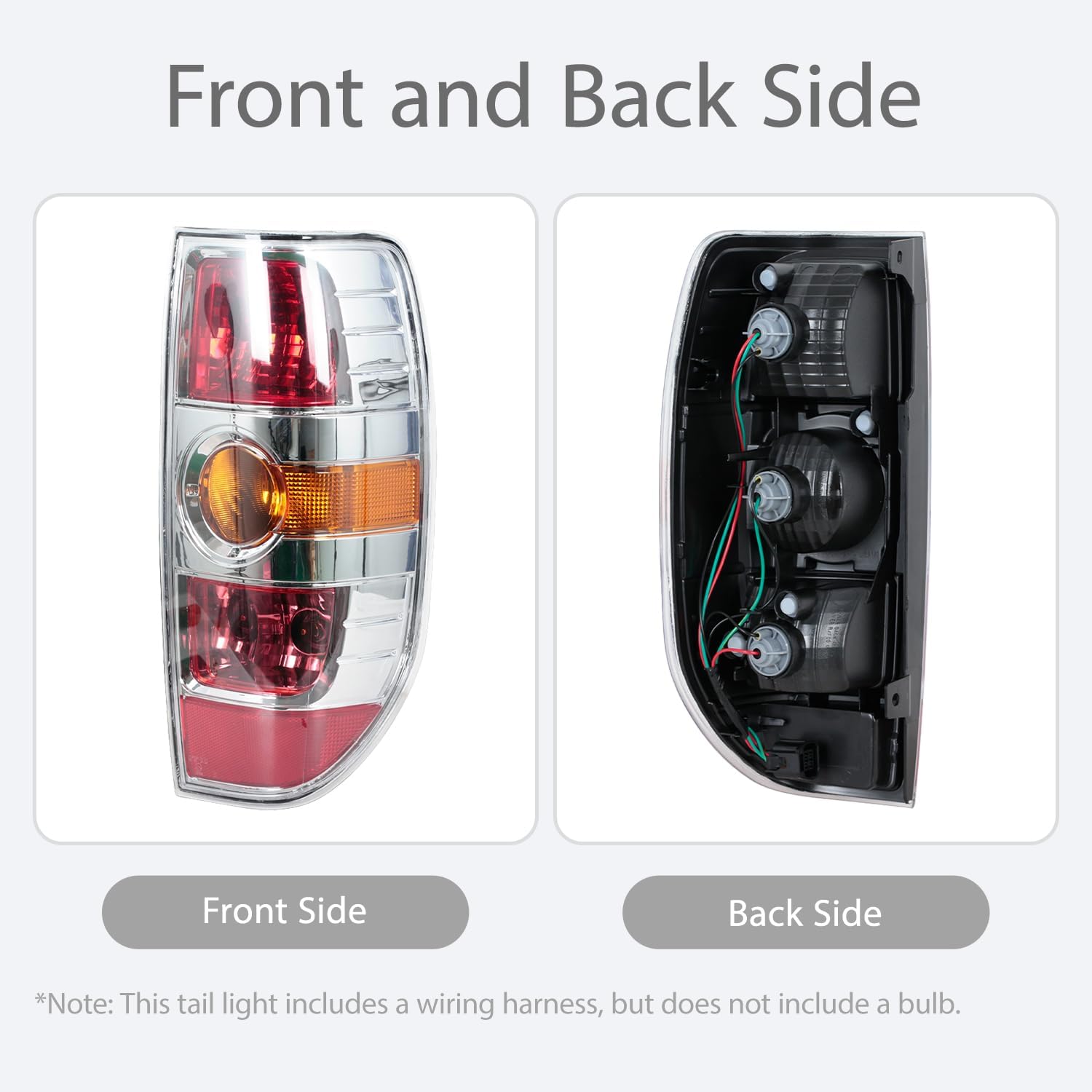 Tail Light With Harness For Mazda BT50 2007-2011 Rear Taillight Housing No Bulb UR56-51-150 UR56-51-160 Left&Right