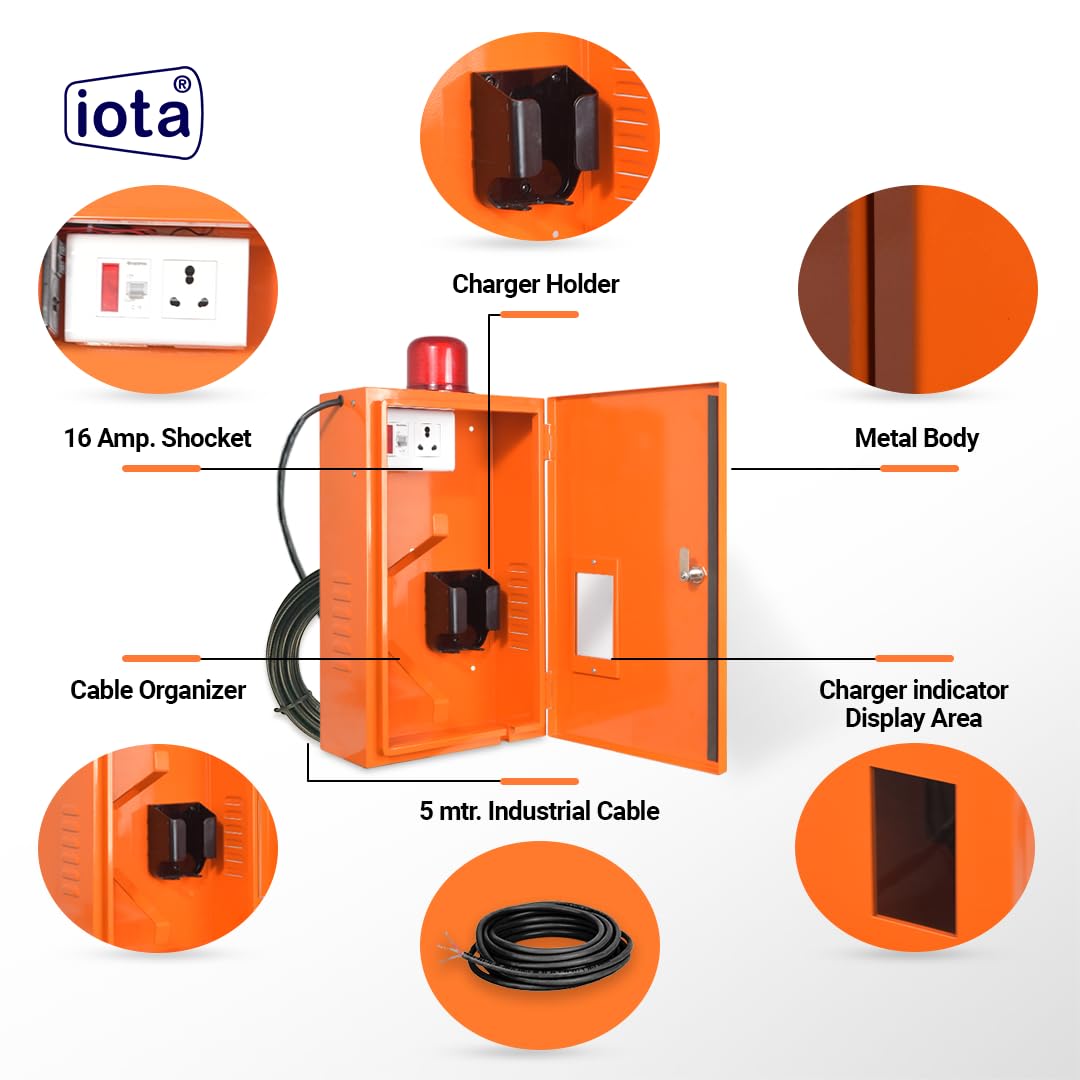 iota® EV Security System for TATA EV Charger with Number Lock, 16A Socket, & Weather-Resistant Design for Tata Punch EV, Tata Nexon EV, Tata Tiago EV, Tata Tigor EV & Tata Curvv EV - Image 3 thumbnail