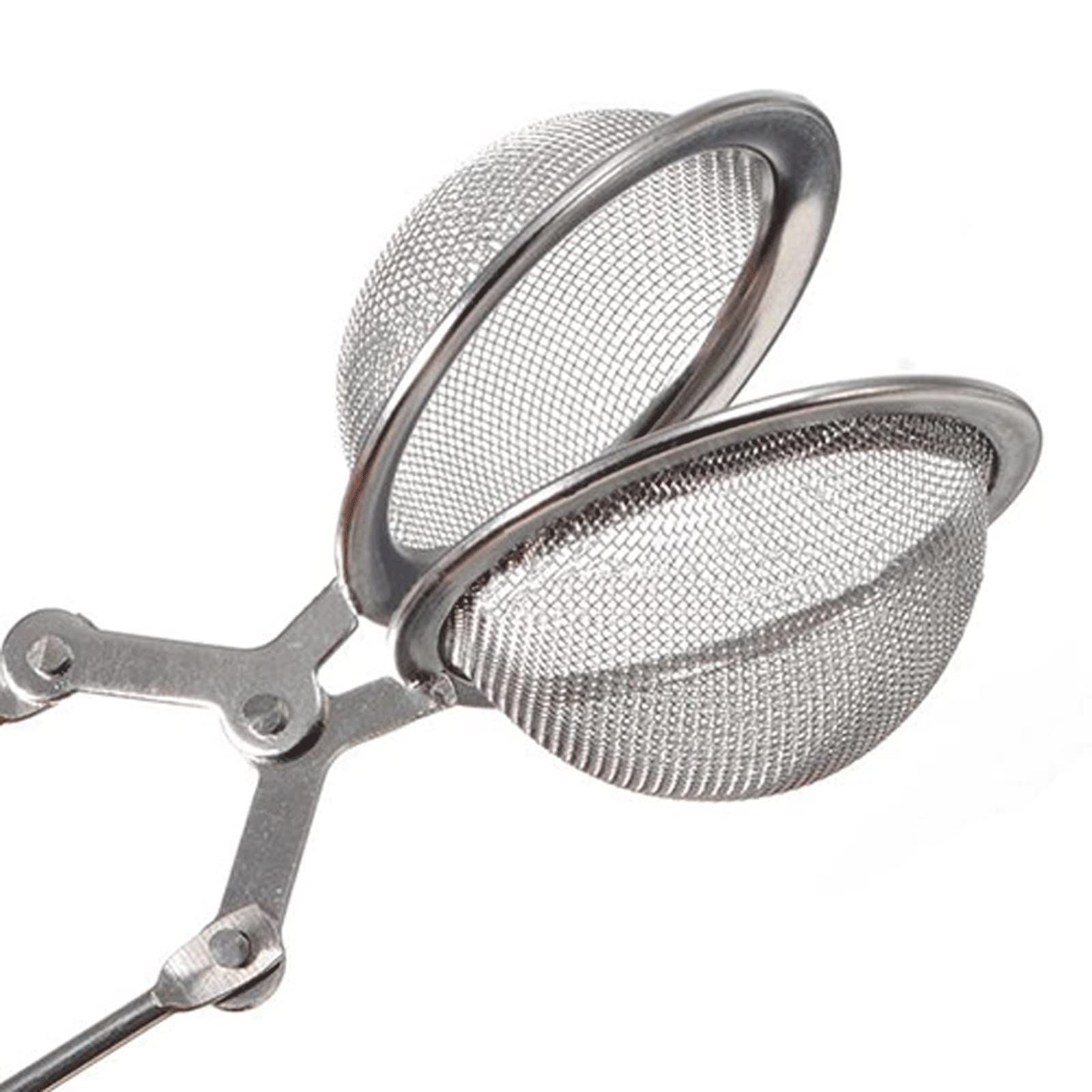 Colador de té de acero inoxidable para hacer té, malla esférica, colador de té, café, vainilla, especias, difusor de mango, bola de té