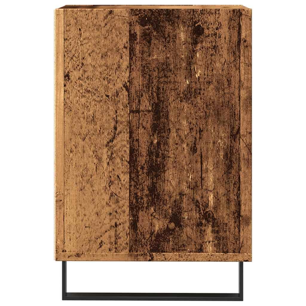 Vinta Drewniany stojak na telewizor, 100 x 35 x 55 cm, futro HiFi, rustykalna konsola TV, materiał drewniany, nowoczesny wystrój domu, Slish Entertainment Center, 100 x 35 x 55 cm