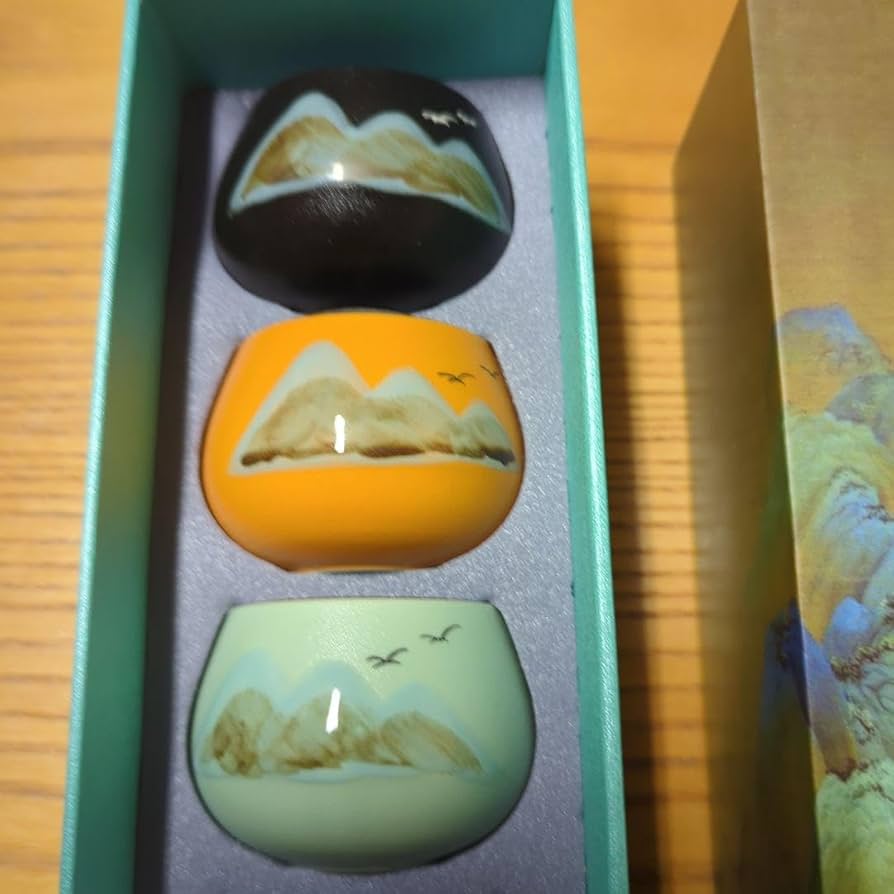 Amazon.co.jp: 中国茶器セット 万里江山 湯呑みセット 茶器 酒器