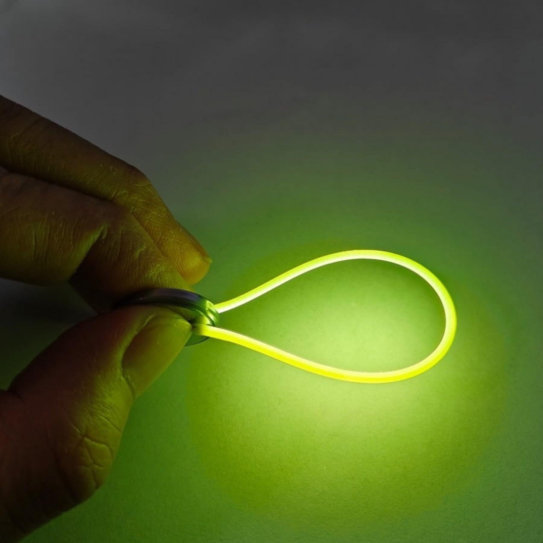 Life Optimization 4PCS Led Soft Silicone 3V 1900-2100K Flexible Filament Edison Bulb Diode (4Pcs/5.11in-Green)