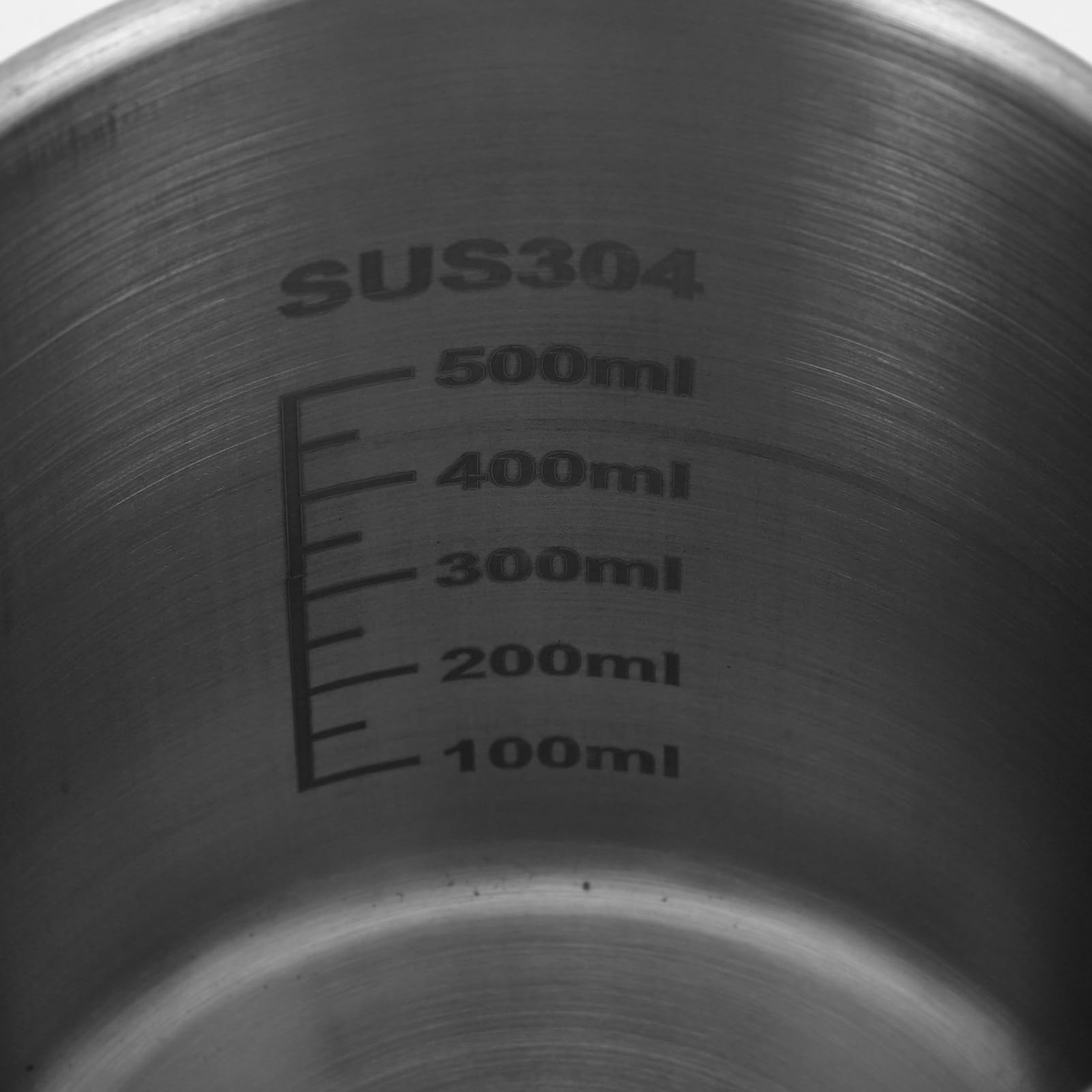 iplusmile Misurino in Acciaio Inox Scala, Set 2 Pezzi, 500ml e 1000ml, Misurazioni Precise per Laboratorio e Cucina
