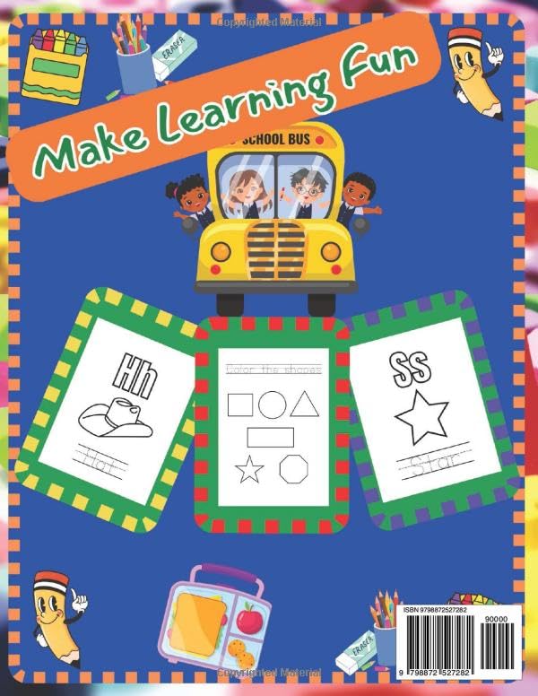 Kids Coloring Activity Book III: Let's Learn to Write, Read & Color: Make Learning Fun and Learn to Write for Preschool, Kindergarten, Grade School ... - Making Learning Fun for Early Learners) image 3