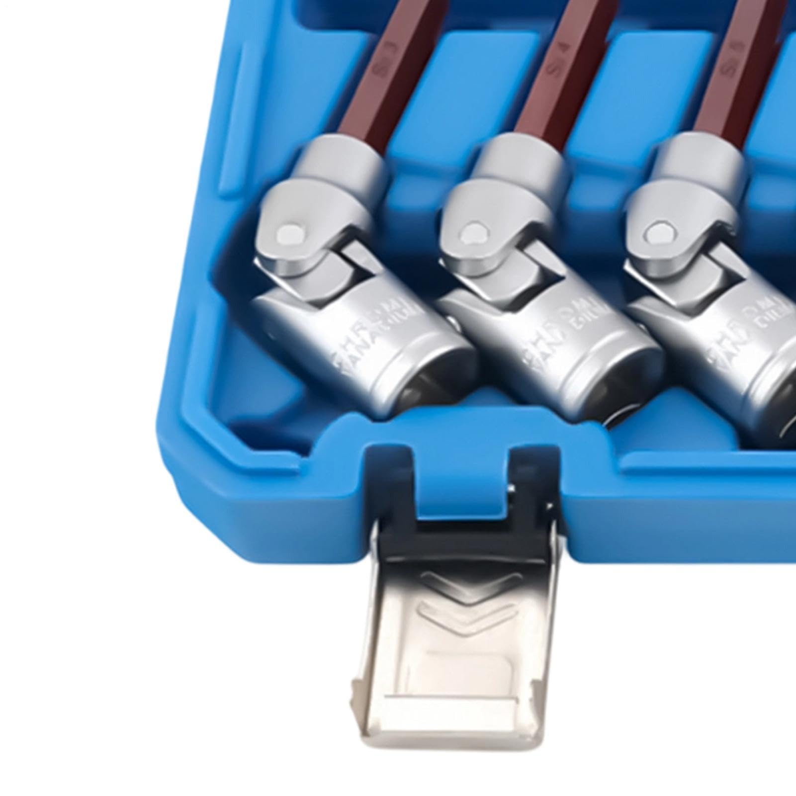 Metrisches Sechskant-Bit-Steckschlüssel-Set, 1,3 cm, robust, enge Passform