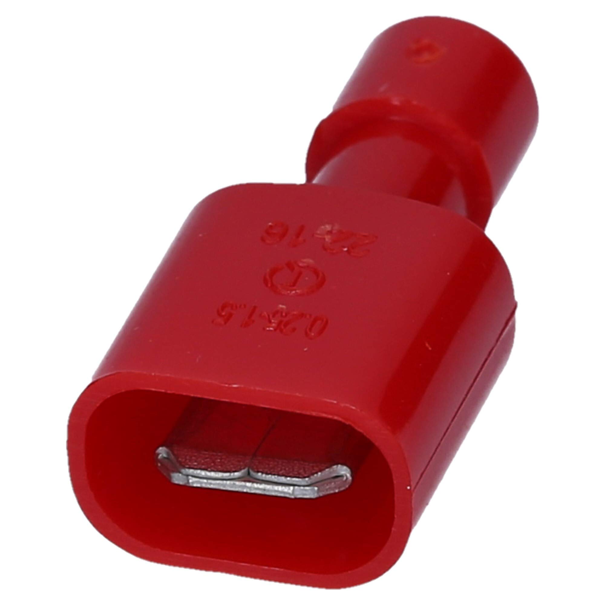 cembre RF de plano m608p 6,3 x 0,8 Rojo Aislado I 100 unidades)