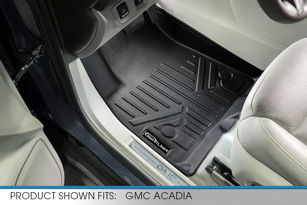 SMARTLINER Custom Fit Floor Mats 1st Row Liner Set for 2020-2025 Cadillac XT6