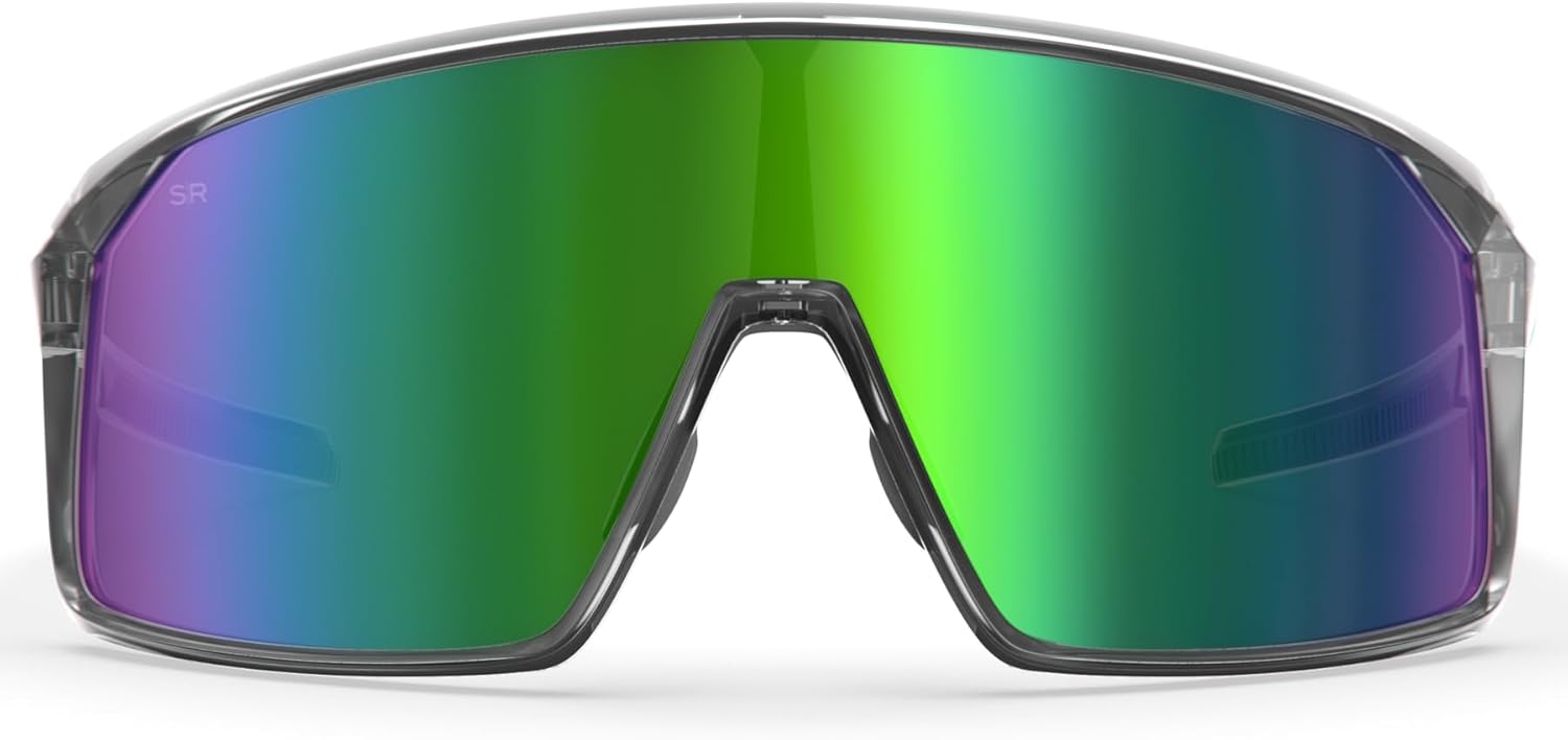 Shady Rays Rival Mens | Single Lens Shield Panoramic Polarized Sunglasses - Image 3
