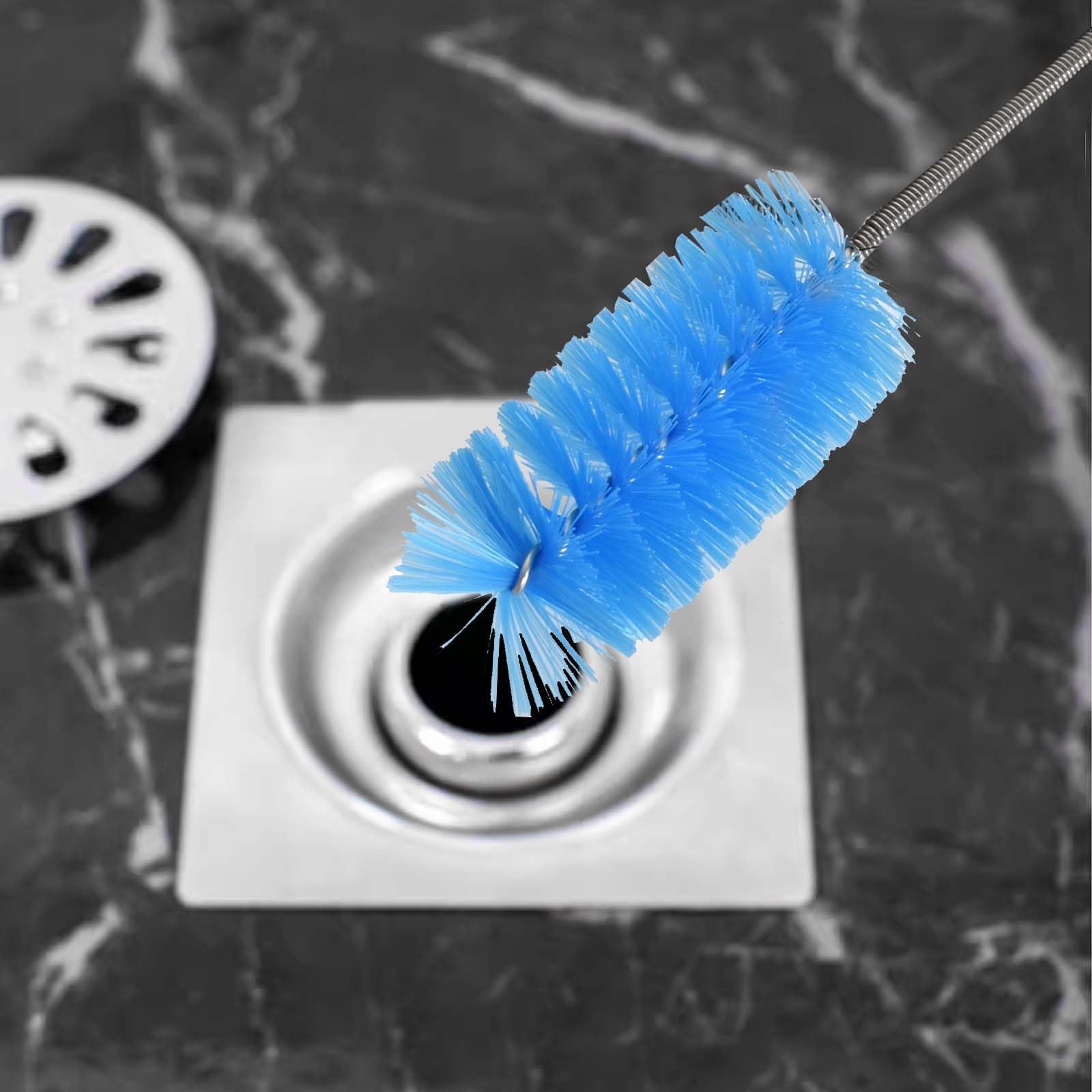 2 Pièces Brosses de Nettoyage pour Débouchage Évier, Cuville Anti