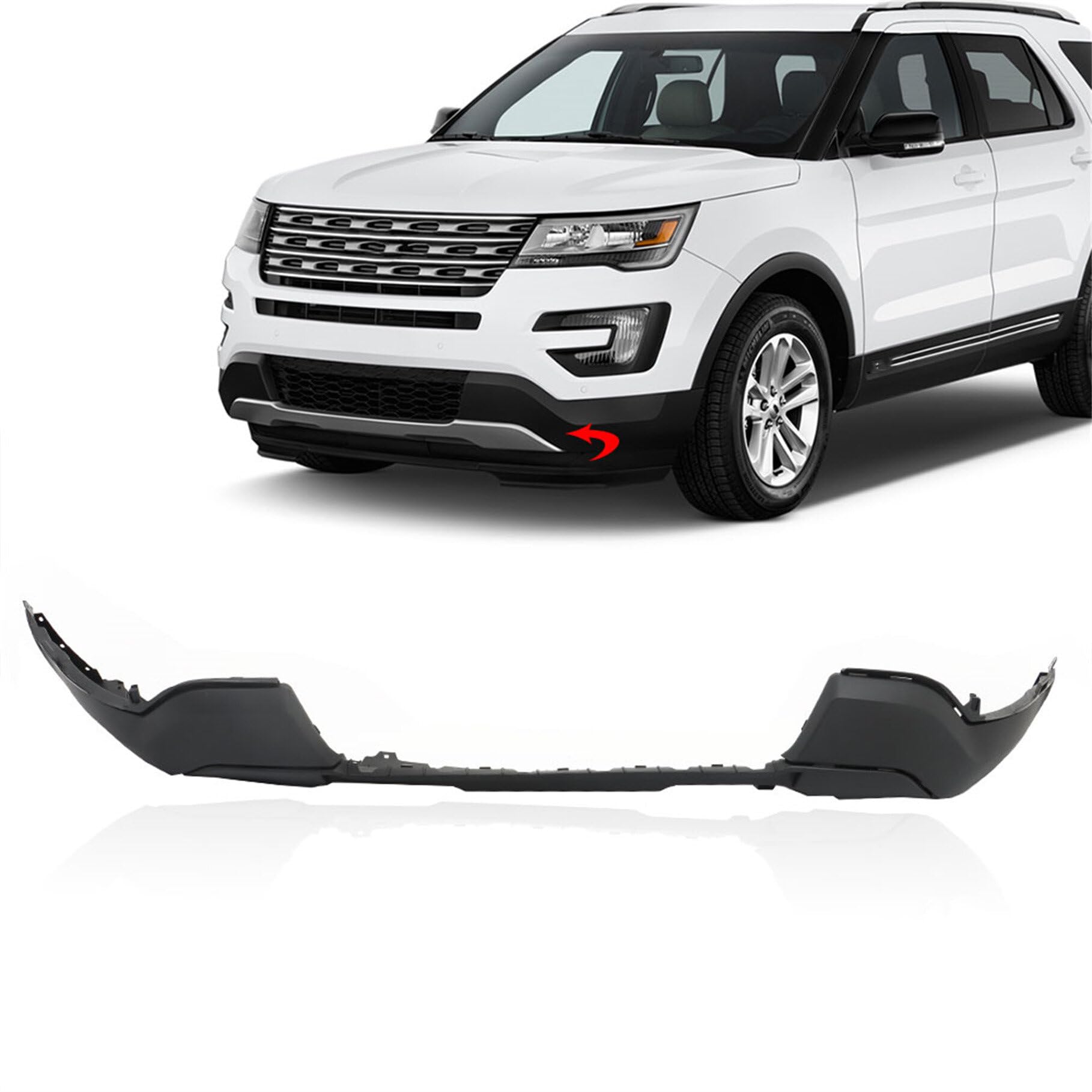 Amazon.com: TJHSM Plastic Front Bumper Valance Lower Replacement