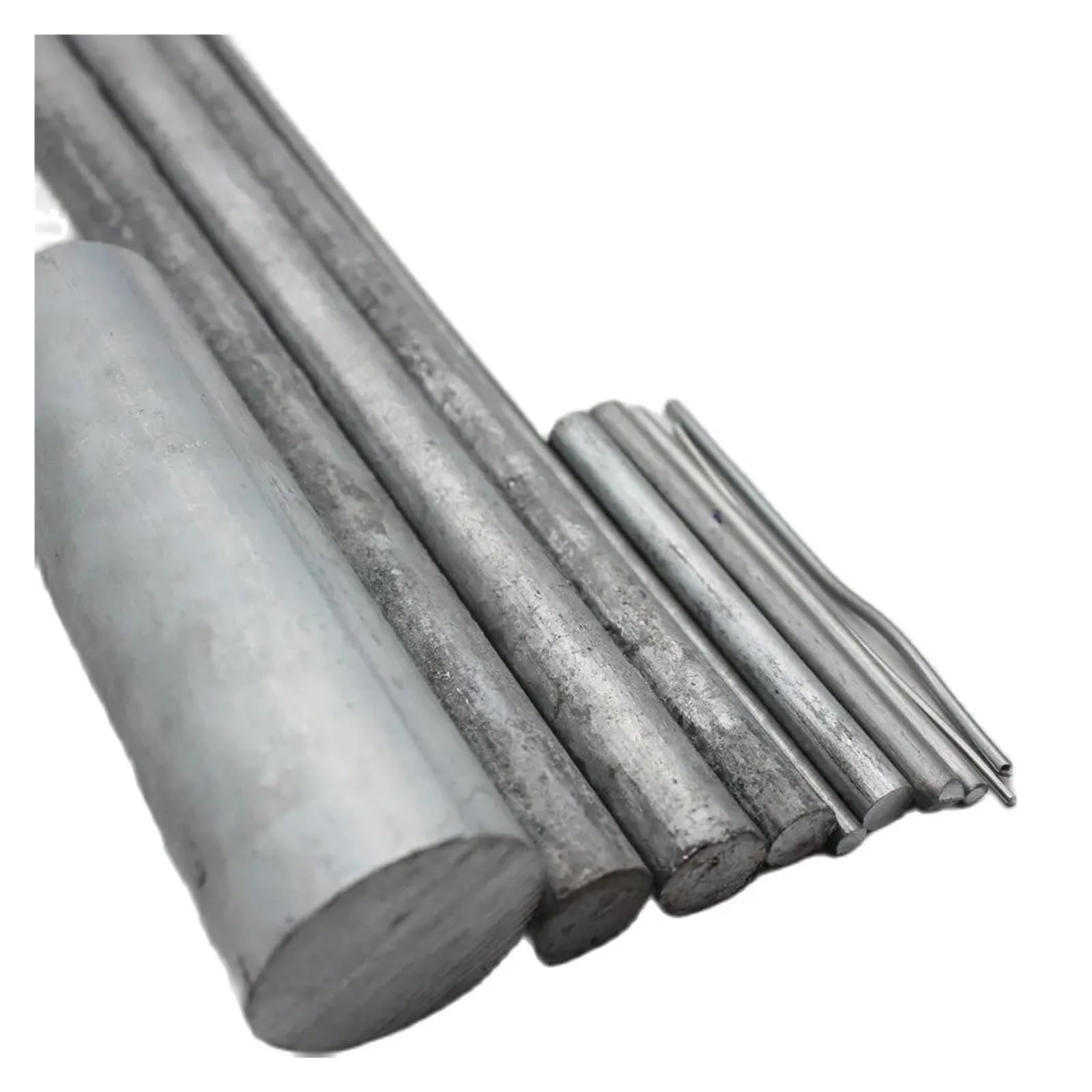 RAHBI Zinkstab, massiver Rundstab, galvanisierte Anodenelektrode, Durchmesser 2 mm bis 55 mm leisurely (Size : Length 500mm 1pc_16mm)