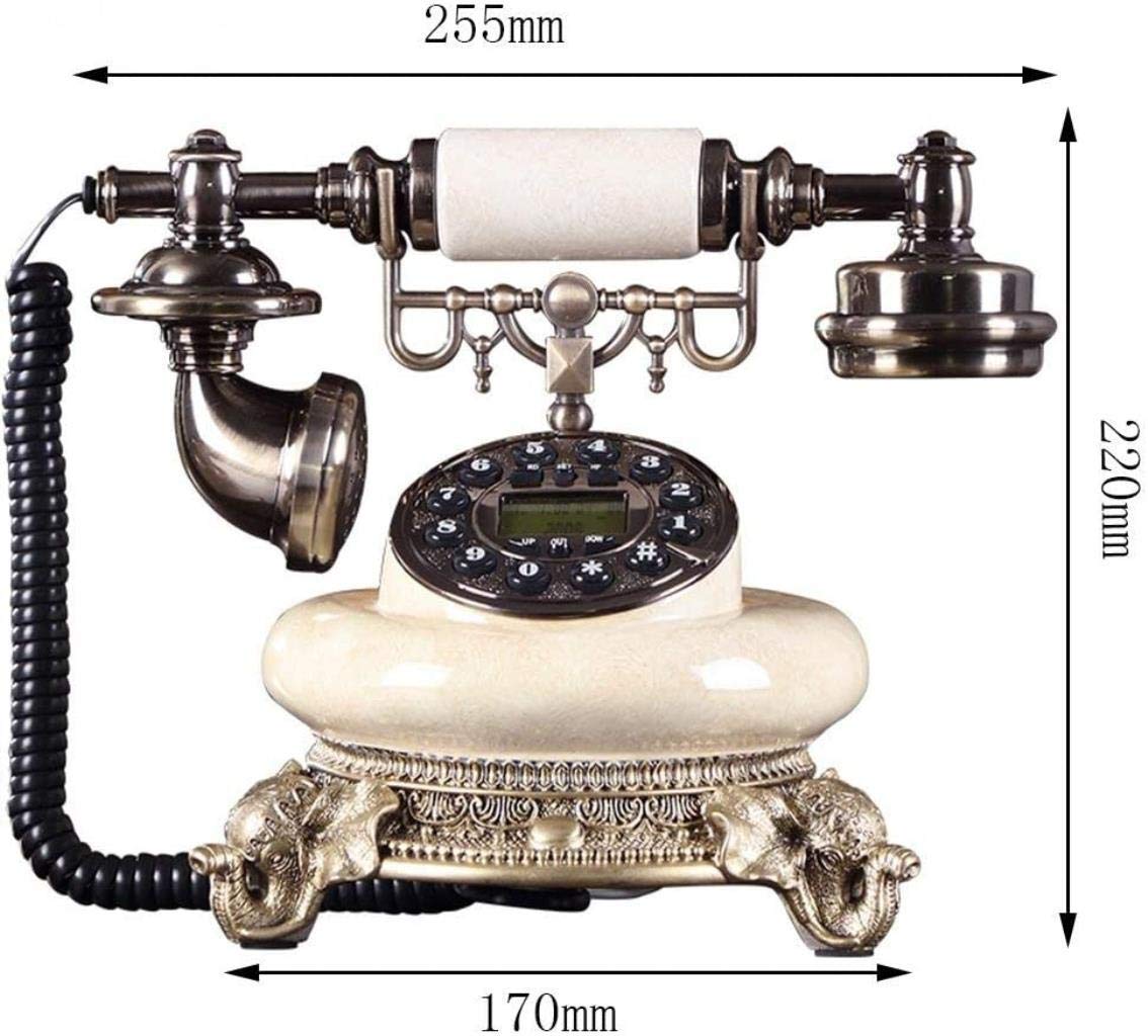 Tradycyjny telefon, Europejski retro Telefon biurowy przewodowy Domowy stacjonarny
