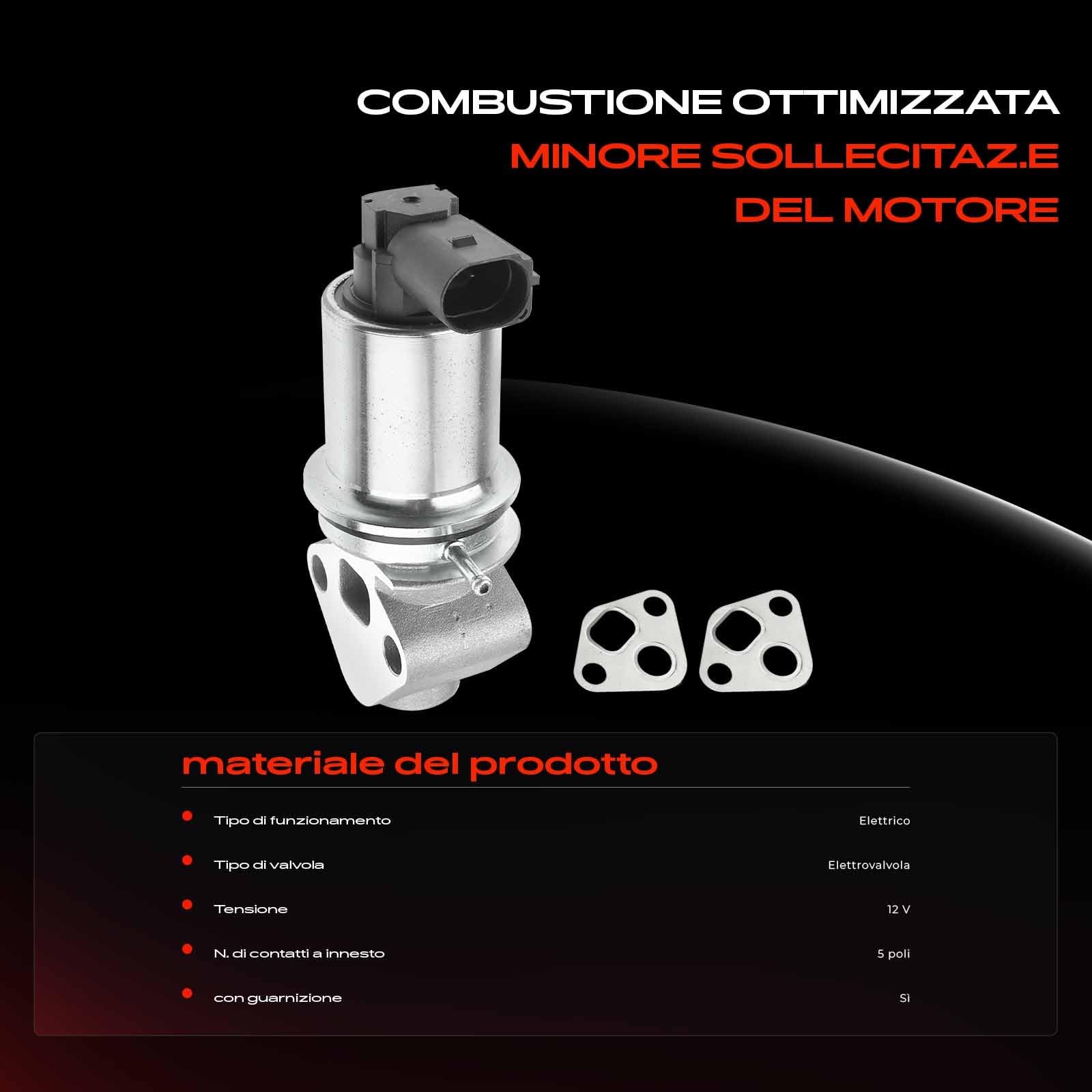 Frankberg Valvola EGR Benzina Compatibile con Golf IV 1J1 1.4L A2 8Z0 1.4L Golf IV Variantee 1J5 1.6L Golf IV Variantee 1J5 1.4L L.u.p.o 6E1 6X1 1.4L Replace# XEGR68