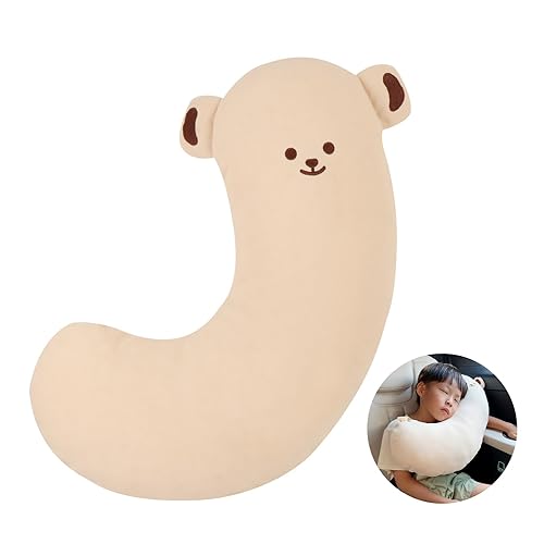 Almohada de cinturón de seguridad para niños, fundas de cinturón de seguridad para niños, soporte para cabeza y cuello, cojín suave para cinturón de