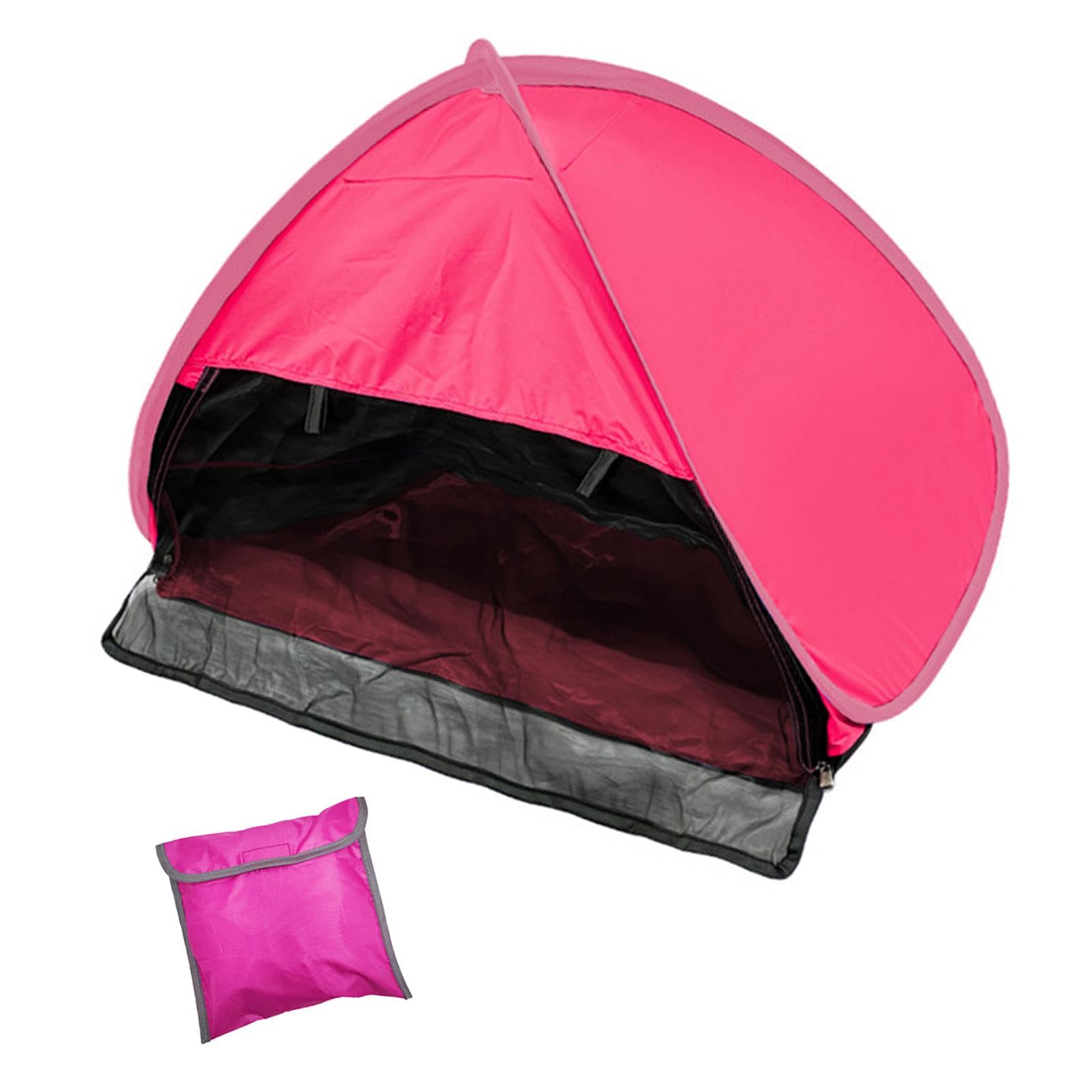 Sun Shelter Quick Open Mini Beach Tent for Outdoor Activities Picnic Fishing M Pink | Tents & Canopies Hiking Sports-image-31