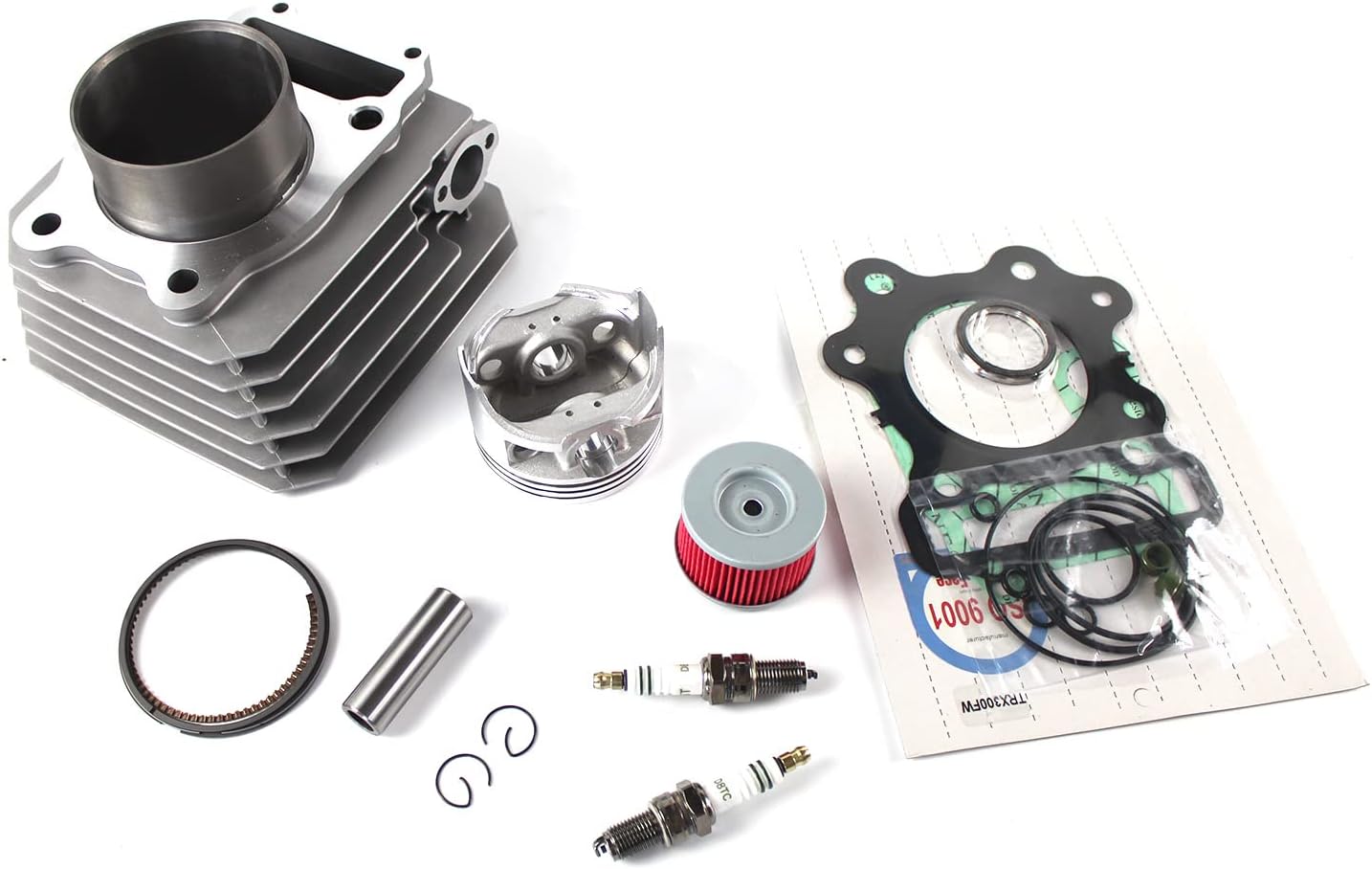 TRX300 TRX 300 Cylinder Top End Rebuild Kit New Fits for 1988-2000 Honda TRX 300 Fourtrax FW 4x4 2x4 Motorcycle Engine Cylinder Kit