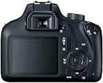 Canon EOS 4000D / Rebel T100 DSLR Camera with 18-55mm Lens, 64GB Memory Card, Case, Card Reader, Flex Tripod, Hand Strap, Cap Keeper, Memory Wallet, Cleaning Kit (Renewed)