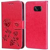 [Funda cartera clásica]: El diseño simple se ve clásico, combinado con soporte de pie, portatarjetas, billetera, hebilla magnetica, es muy práctico para usar en su vida diaria
