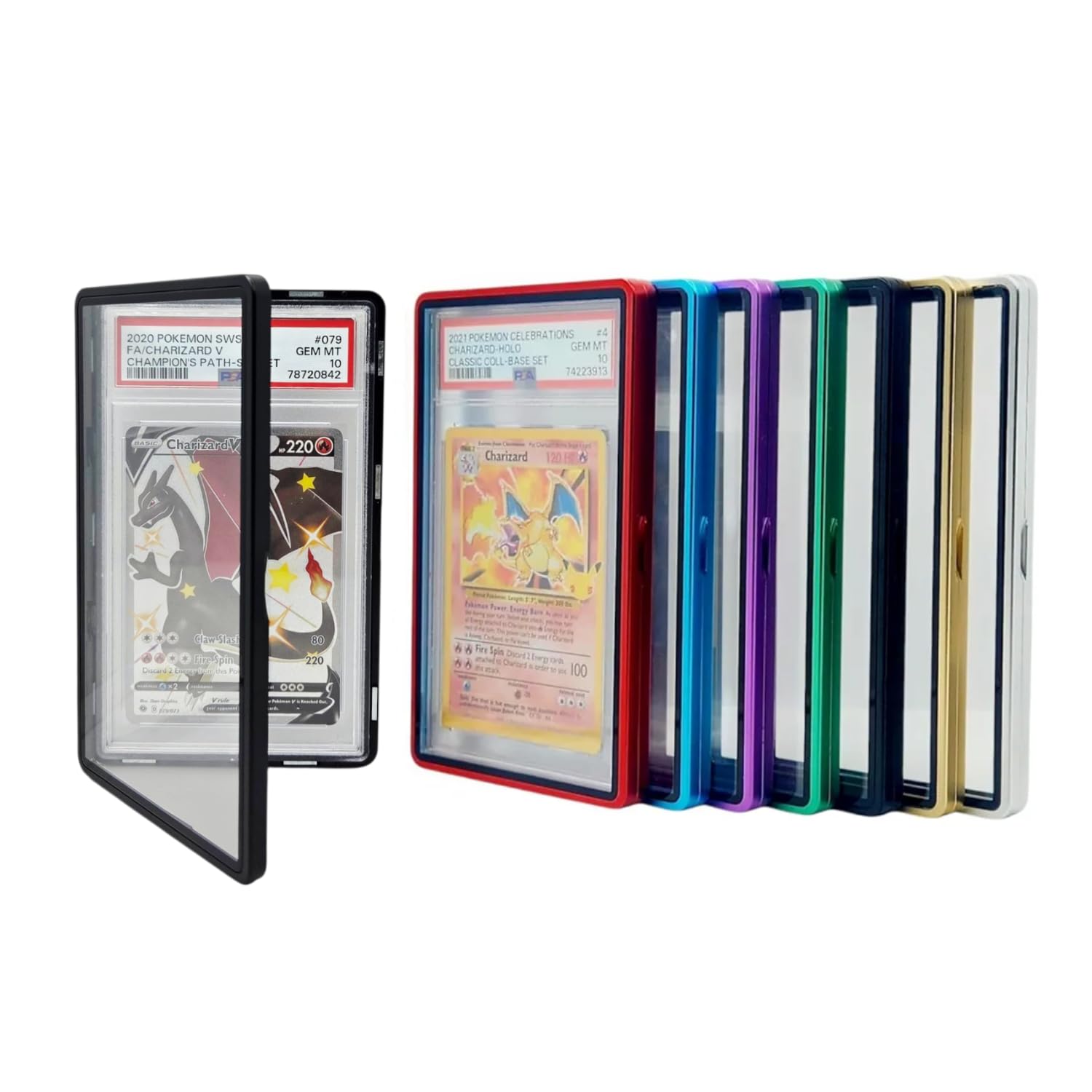 Case Club Estuche De Aluminio Para Coleccionista De Losas De 100 Tarjetas Graduadas, Almacenamiento Para PSA