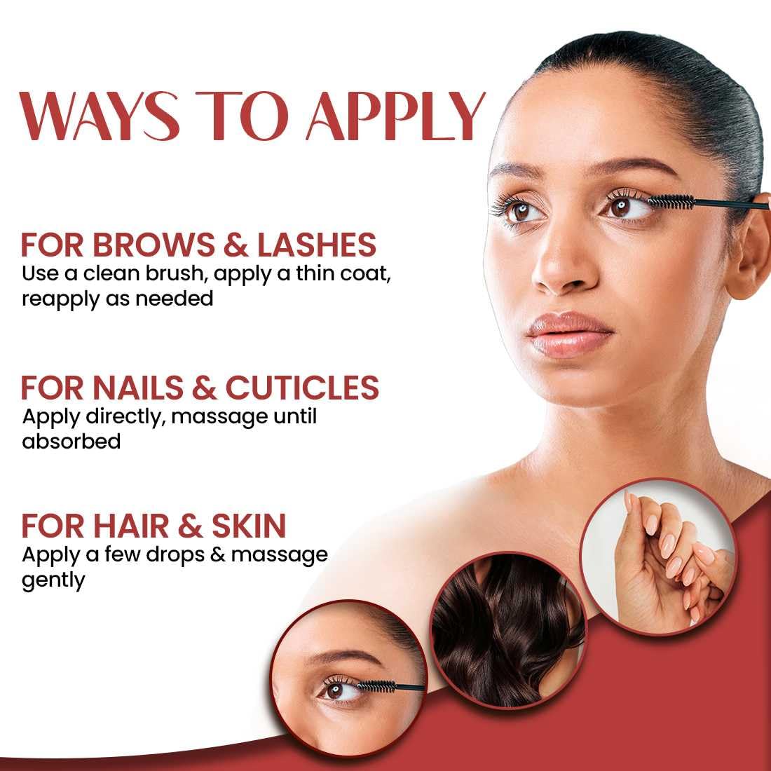 Nature Sure Castor Oil 200ml Arandi Tel for Brows, Lashes and Nails, Virgin Cold-Pressed Hair Oil IP-Grade, Repairs Cracked Heels 1